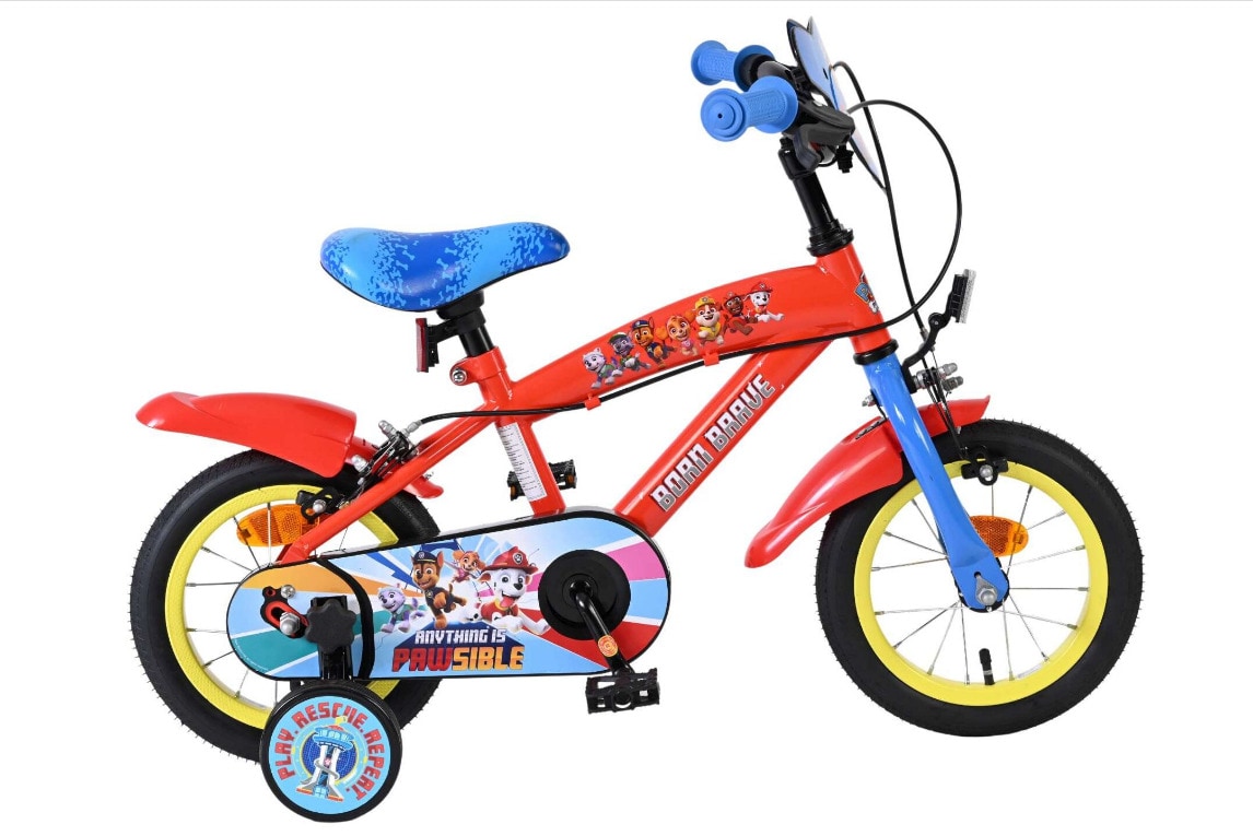 VOLARE Kinderfahrrad Paw Patrol  12 Zoll, ohne  R&uuml;cktrittbremse 