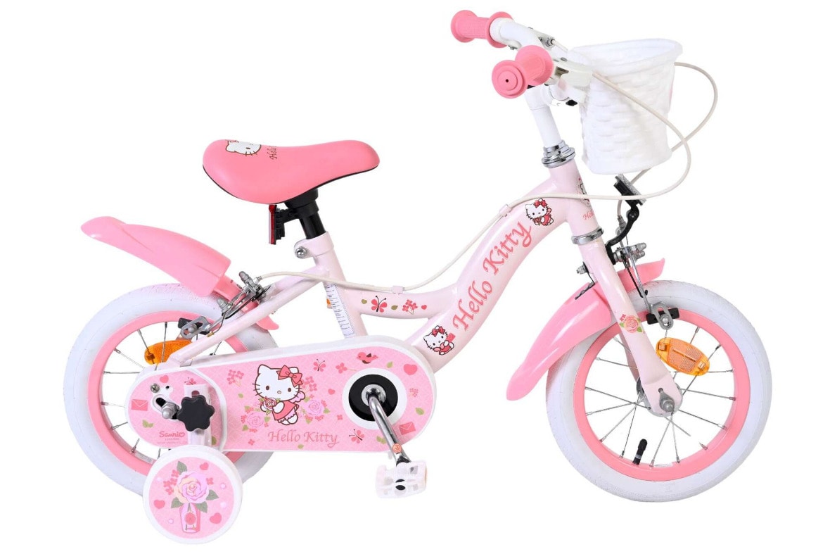 VOLARE Kinderfahrrad Hello Kitty 2 12 Zoll, ohne R&uuml;cktrittbremse 