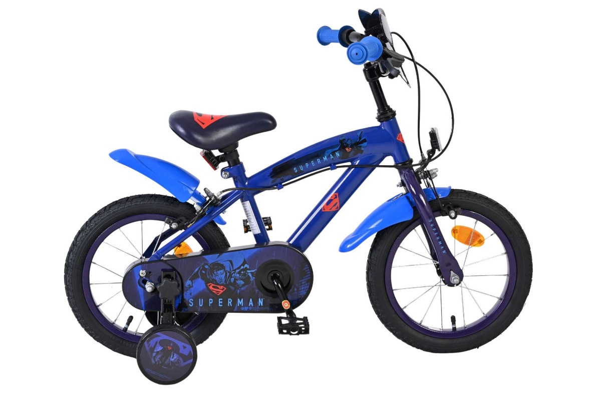 VOLARE Kinderfahrrad  Superman  14  Zoll, ohne R&uuml;cktrittbremse 