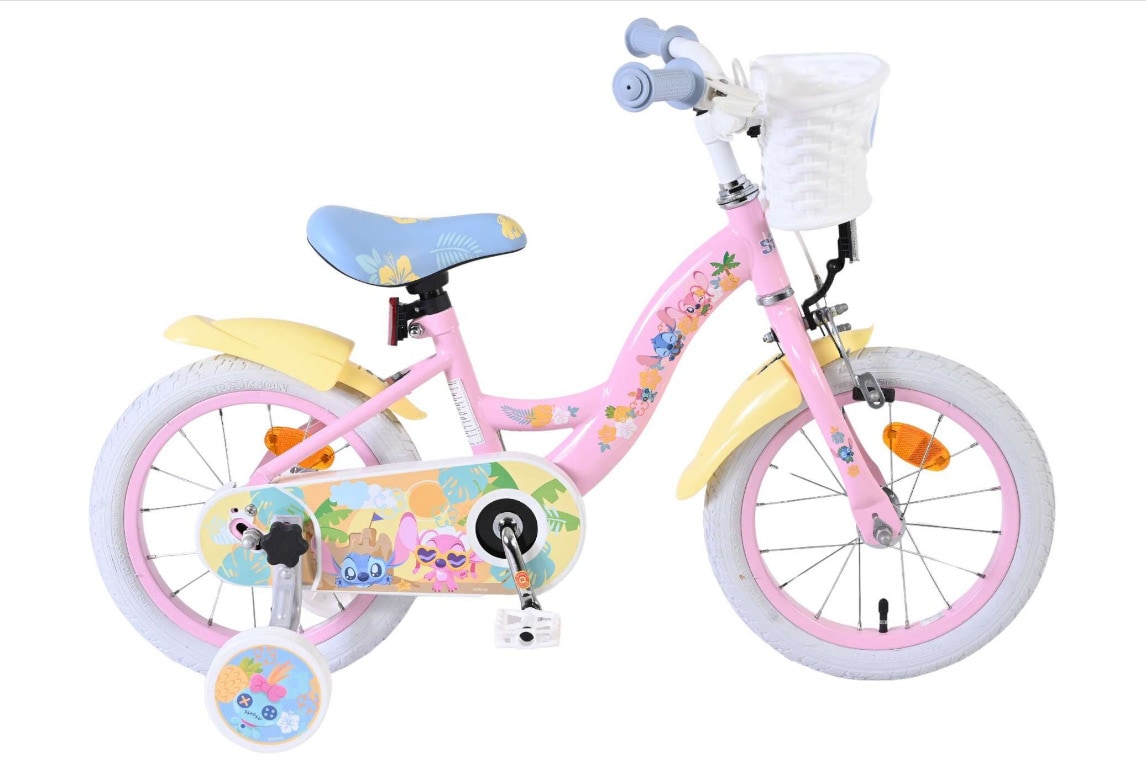 VOLARE Kinderfahrrad  Disney Stitch, 14  Zoll 