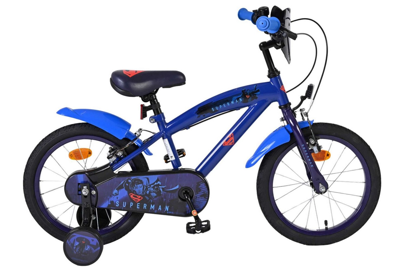 VOLARE Kinderfahrrad Superman 16  Zoll, ohne R&uuml;cktrittbremse 