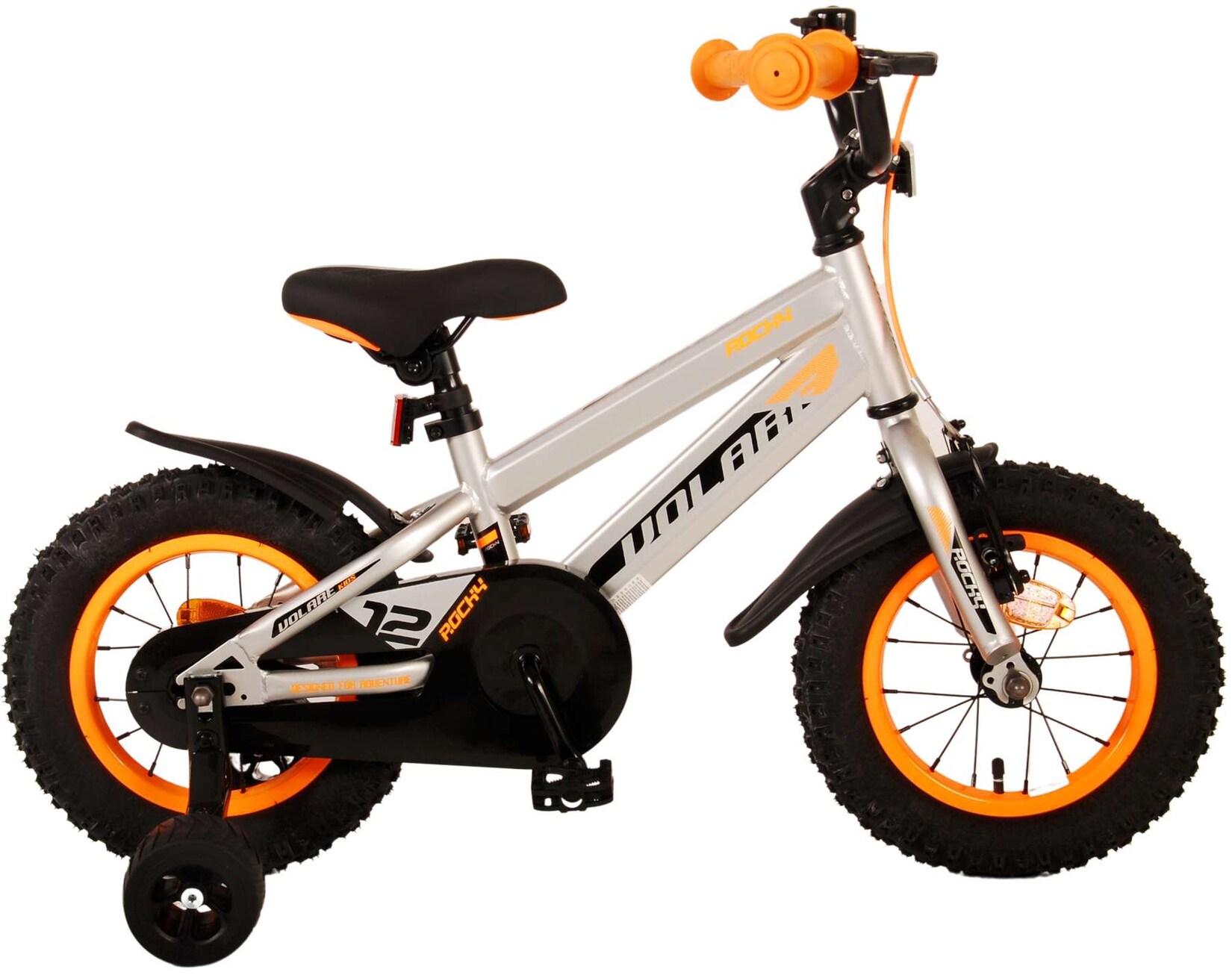 VOLARE Kinderfahrrad Rocky 12 Zoll, grau