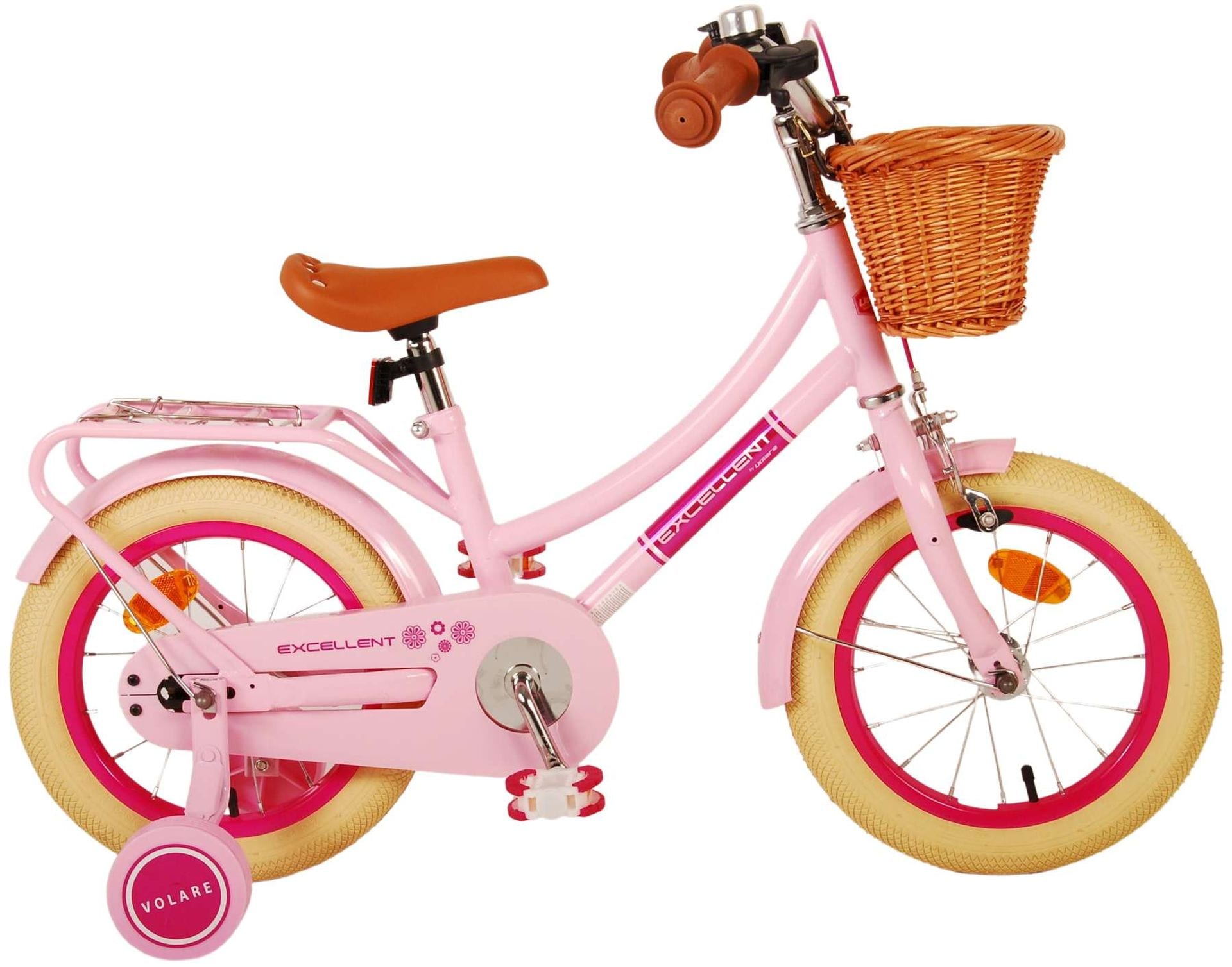 VOLARE Kinderfahrrad  Excellent, 14  Zoll, rosa 