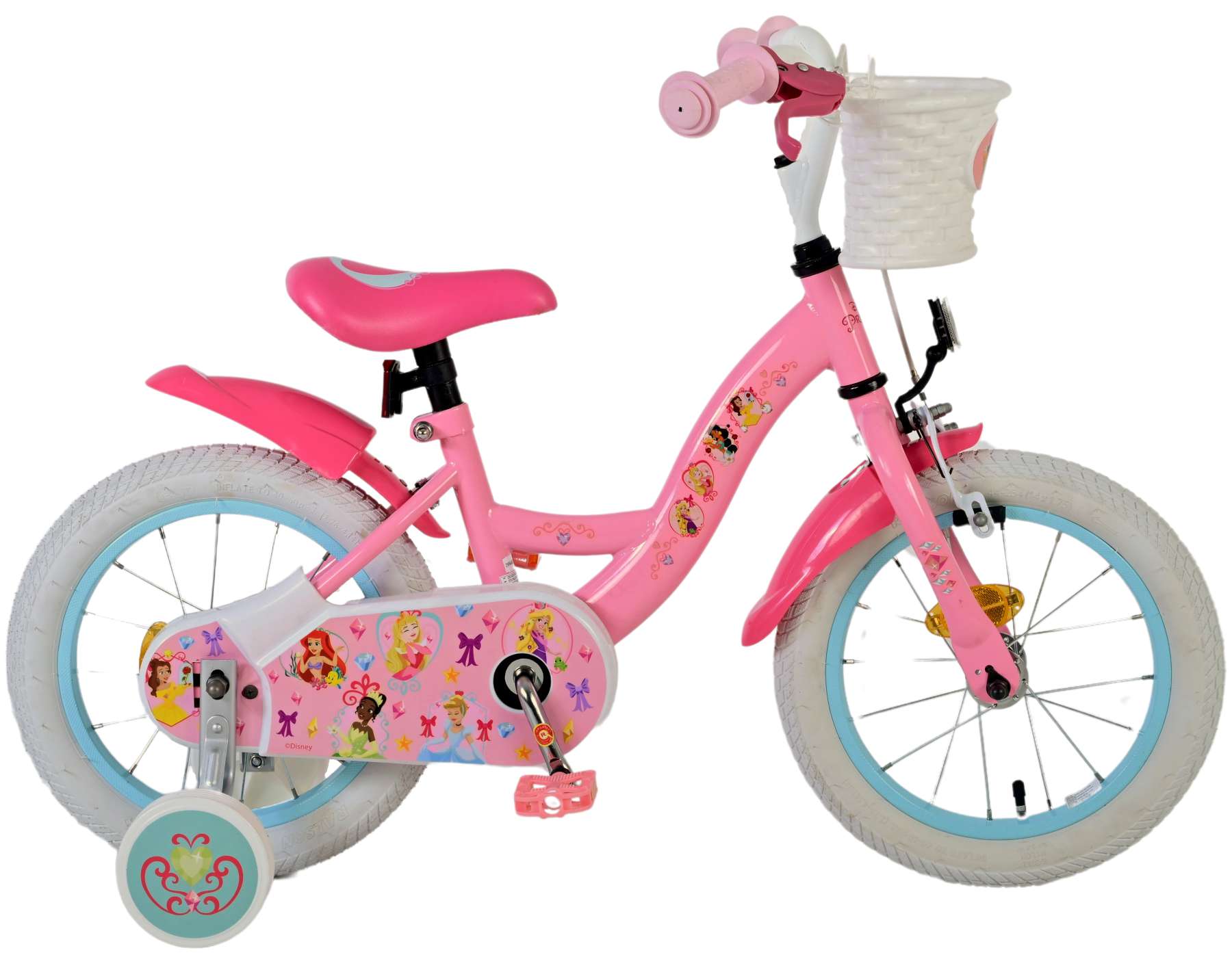 VOLARE Kinderfahrrad Disney Princess, 14  Zoll 