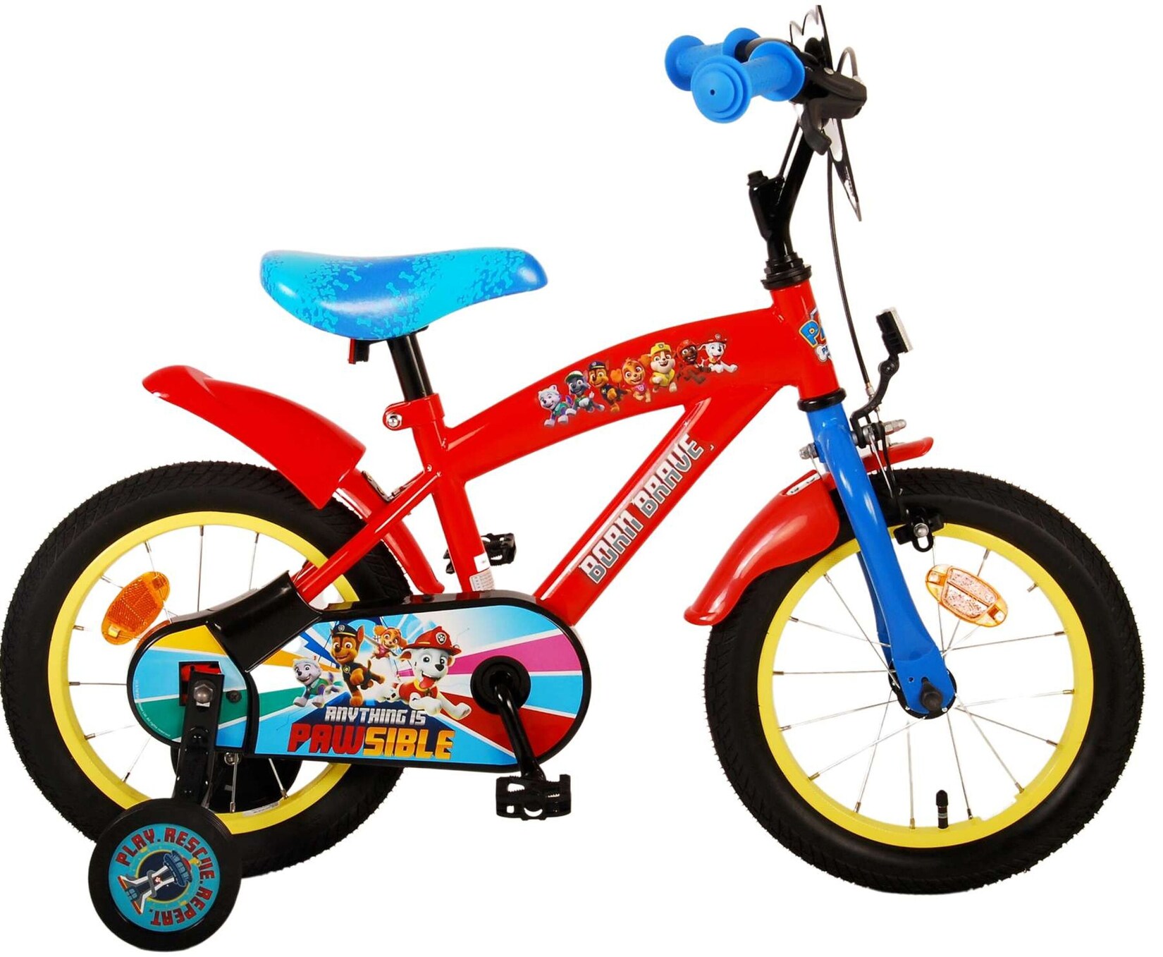 VOLARE Kinderfahrrad Paw Patrol 14 Zoll