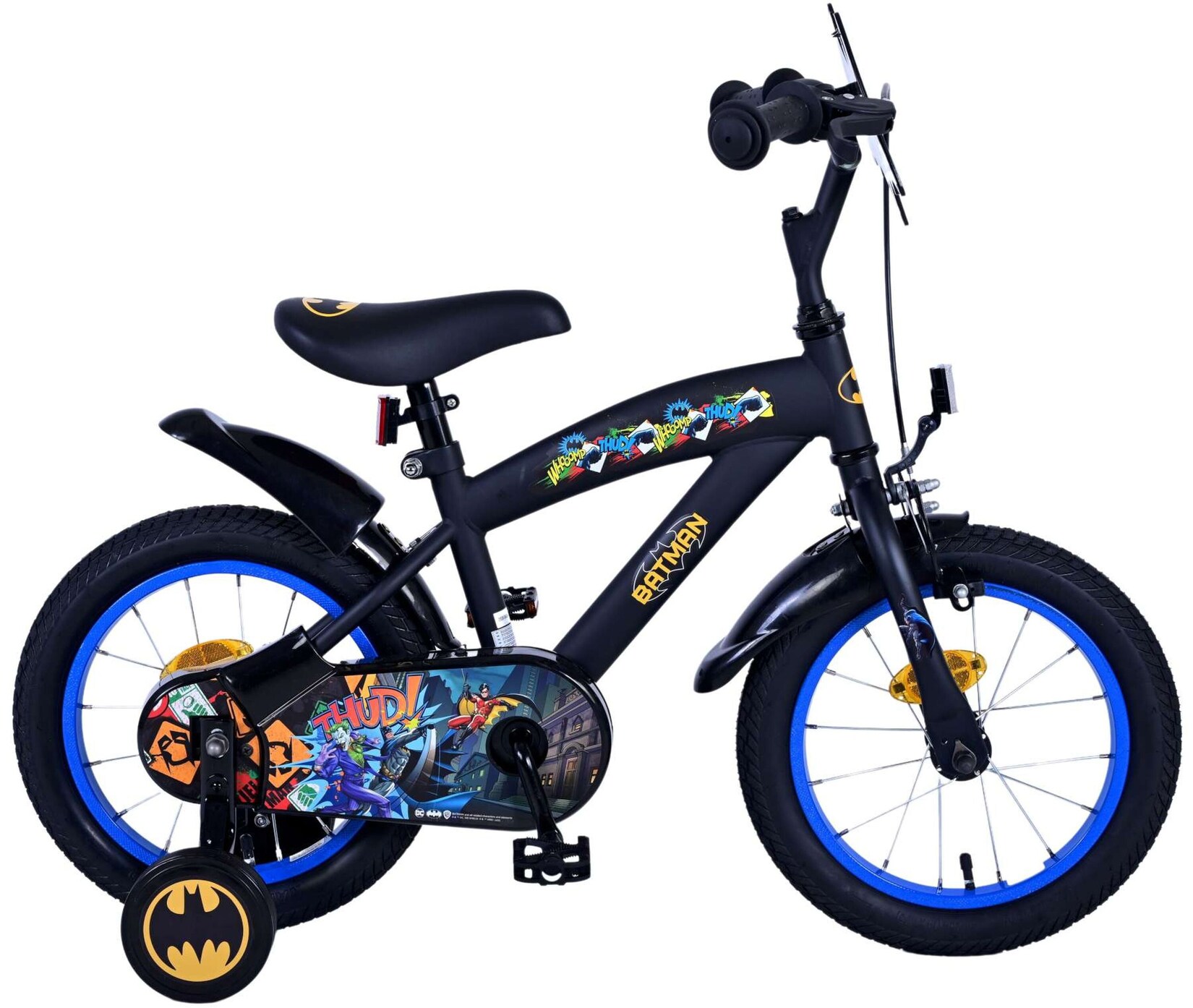 VOLARE Kinderfahrrad Batman 14 Zoll