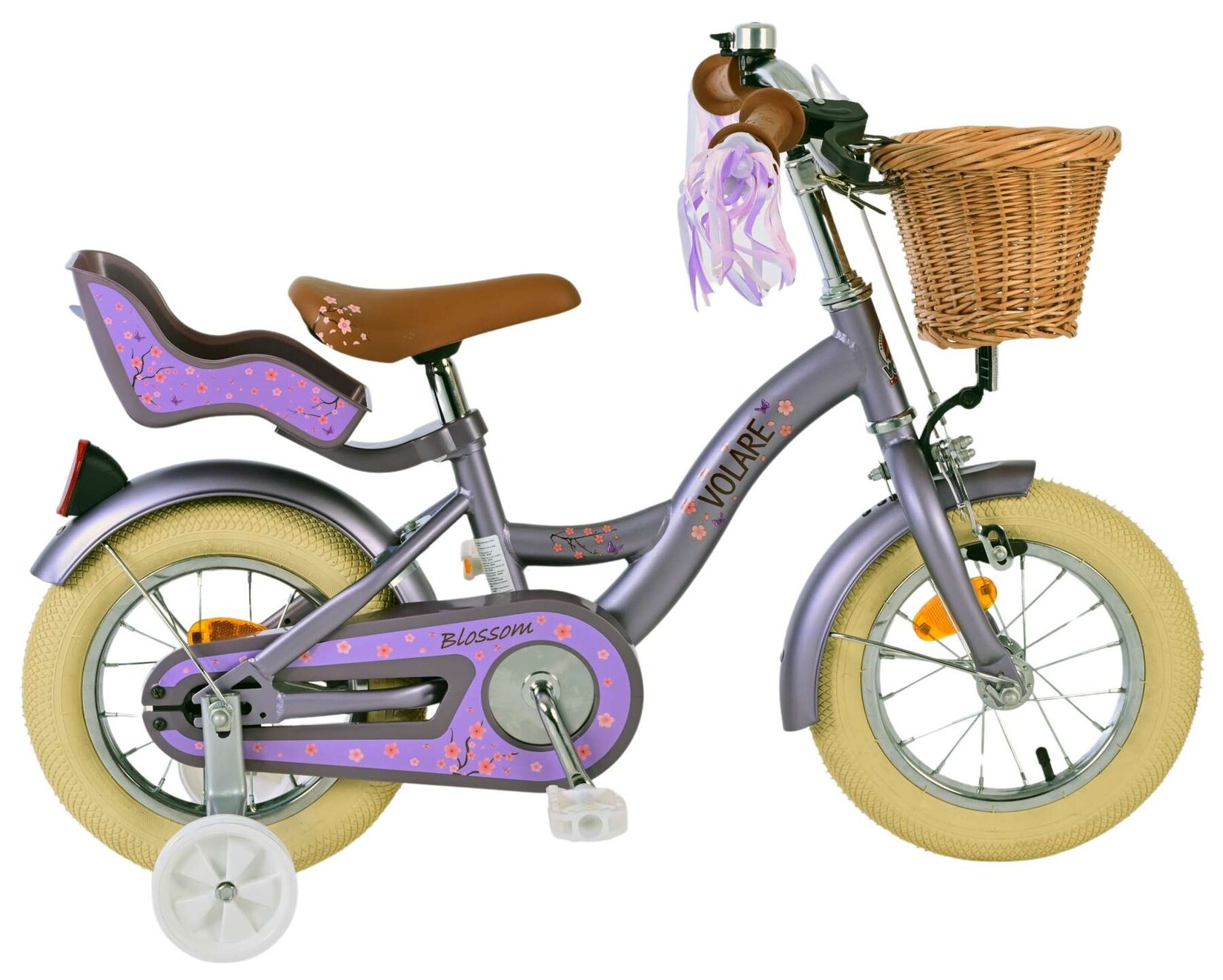 VOLARE Kinderfahrrad Blossom  12 Zoll, lila