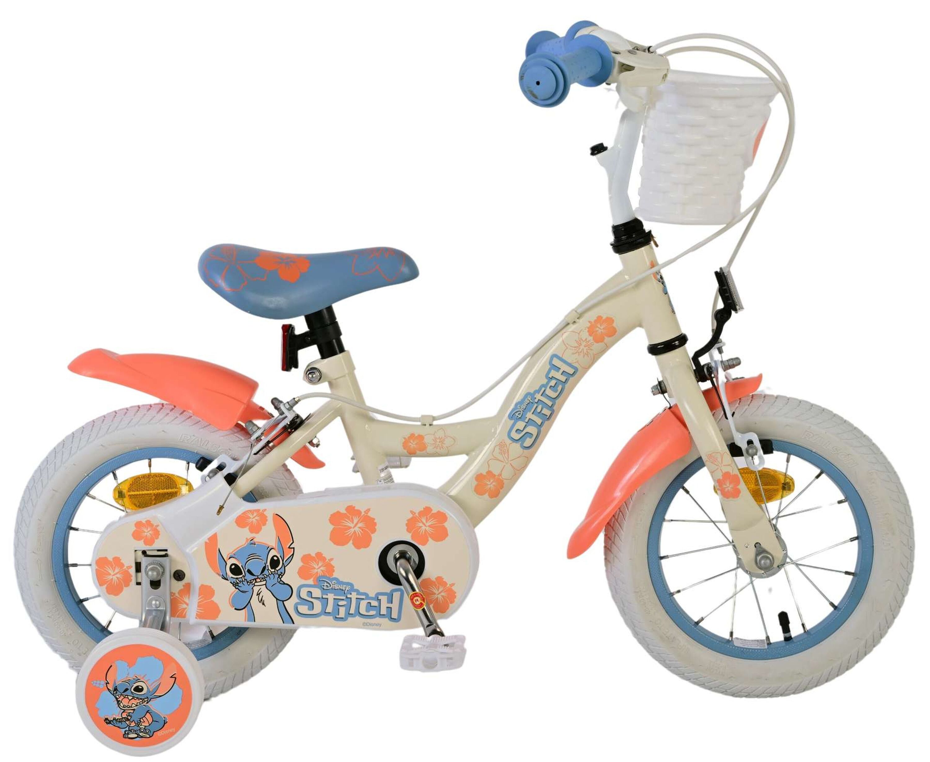 VOLARE Kinderfahrrad Disney Stitch, 12 Zoll, ohne R&uuml;cktrittbremse 