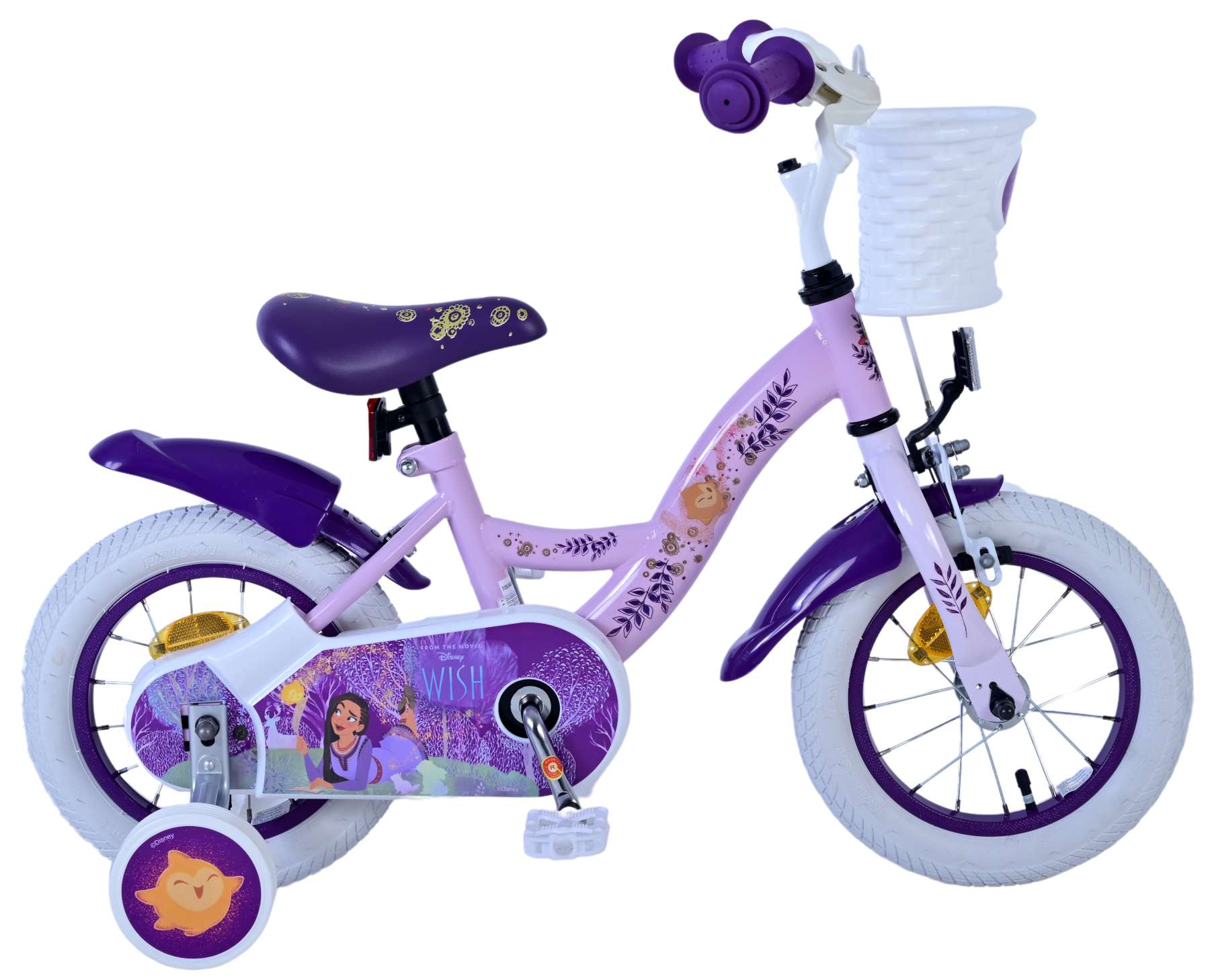 VOLARE Kinderfahrrad Disney Wish 12 Zoll 