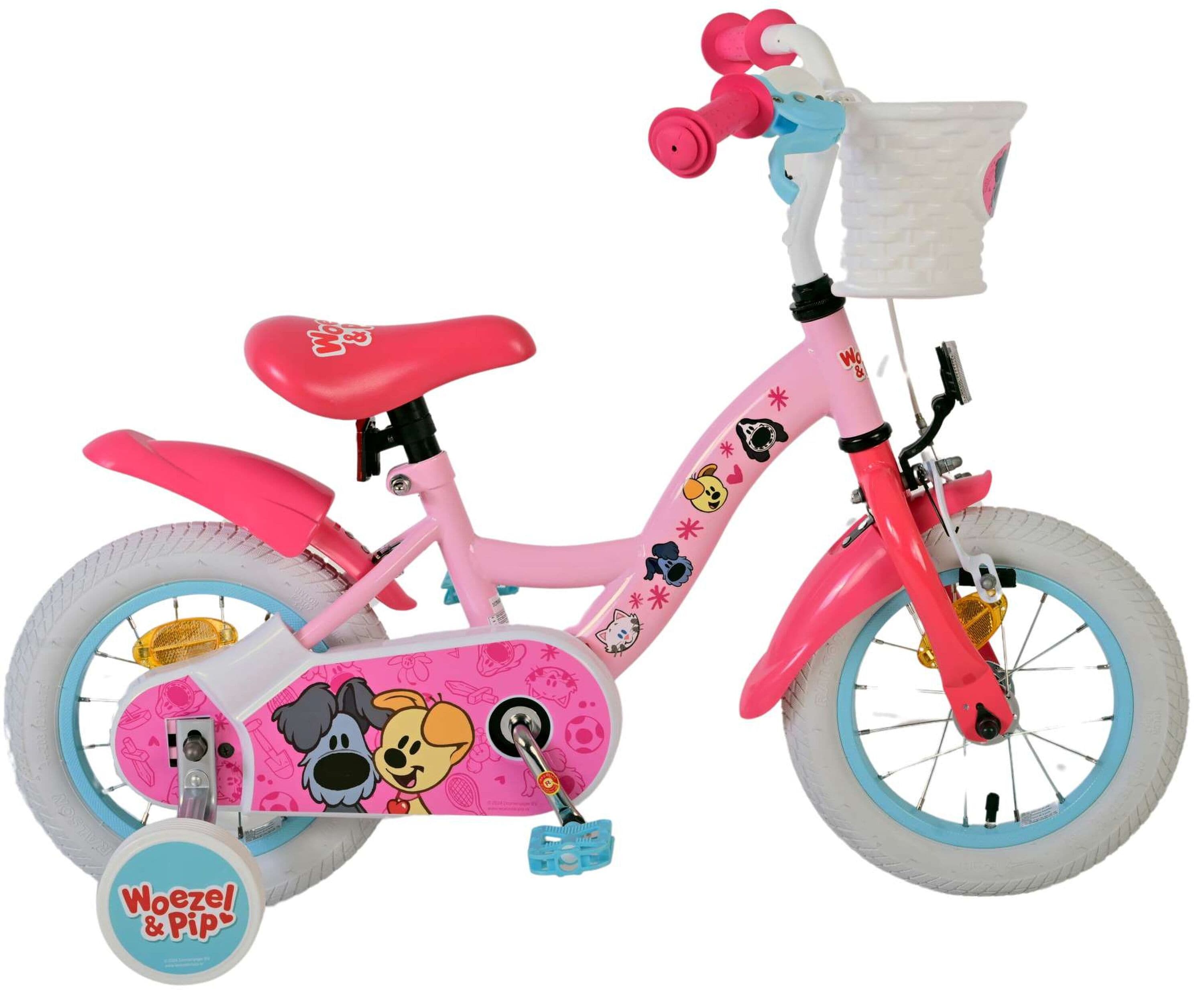 VOLARE Kinderfahrrad  Woezel & Pip  12 Zoll 