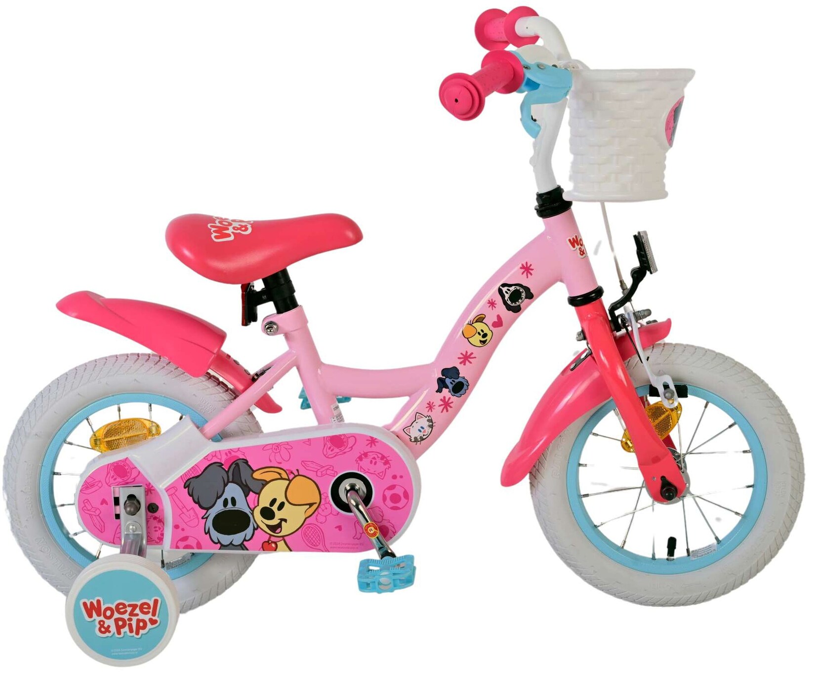 Woezel & Pip Kinderfiets Meisjes 12 inch