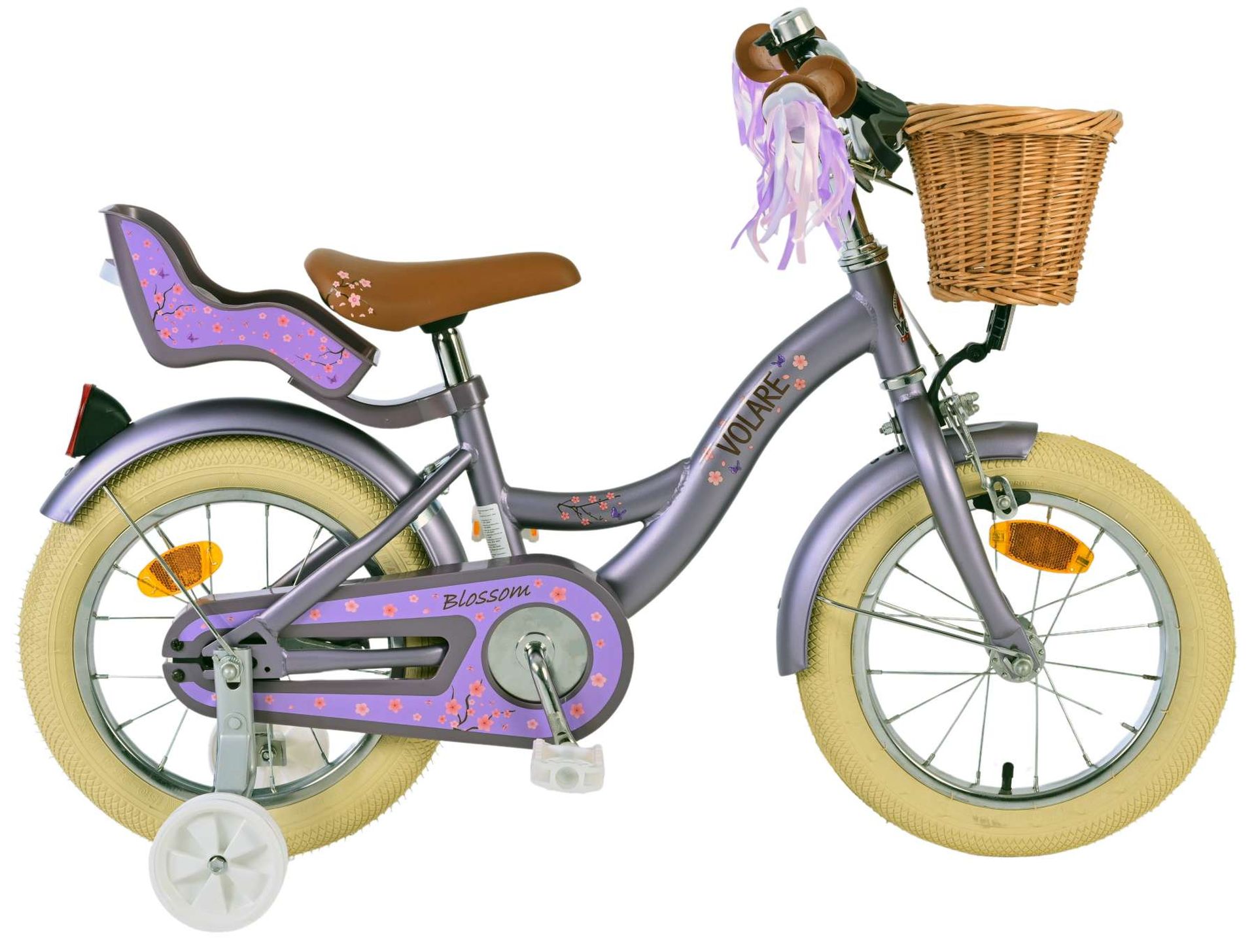 VOLARE Kinderfahrrad Blossom  14  Zoll, lila 