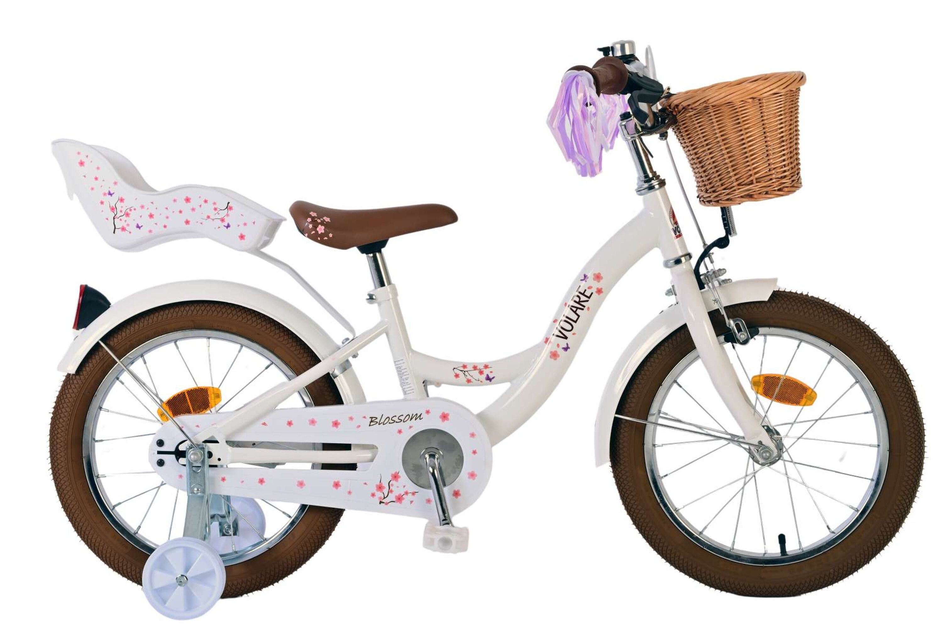 VOLARE Kinderfahrrad Blossom  16  Zoll, wei&szlig; 