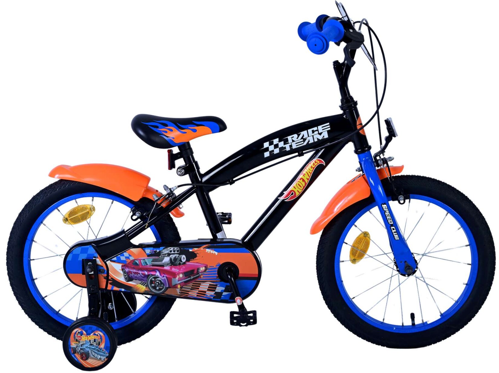 VOLARE Kinderfahrrad  Hot Wheels  16  Zoll, ohne Rücktrittbremse