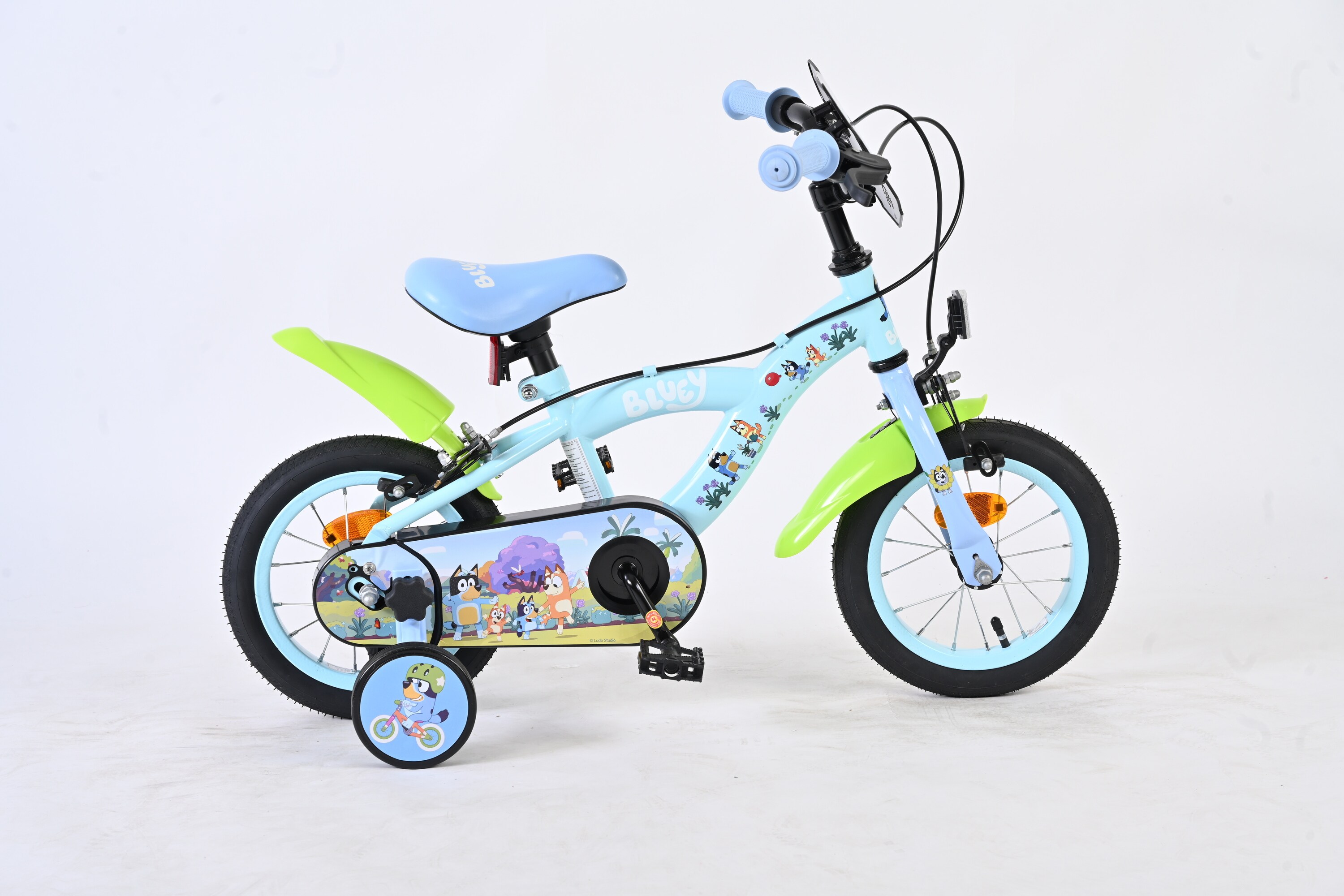 VOLARE Kinderfahrrad Bluey  12 Zoll ohne R&uuml;cktrittbremse 