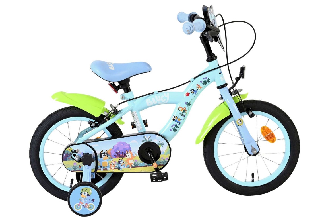 VOLARE Kinderfahrrad Bluey  14  Zoll, ohne R&uuml;cktrittbremse 