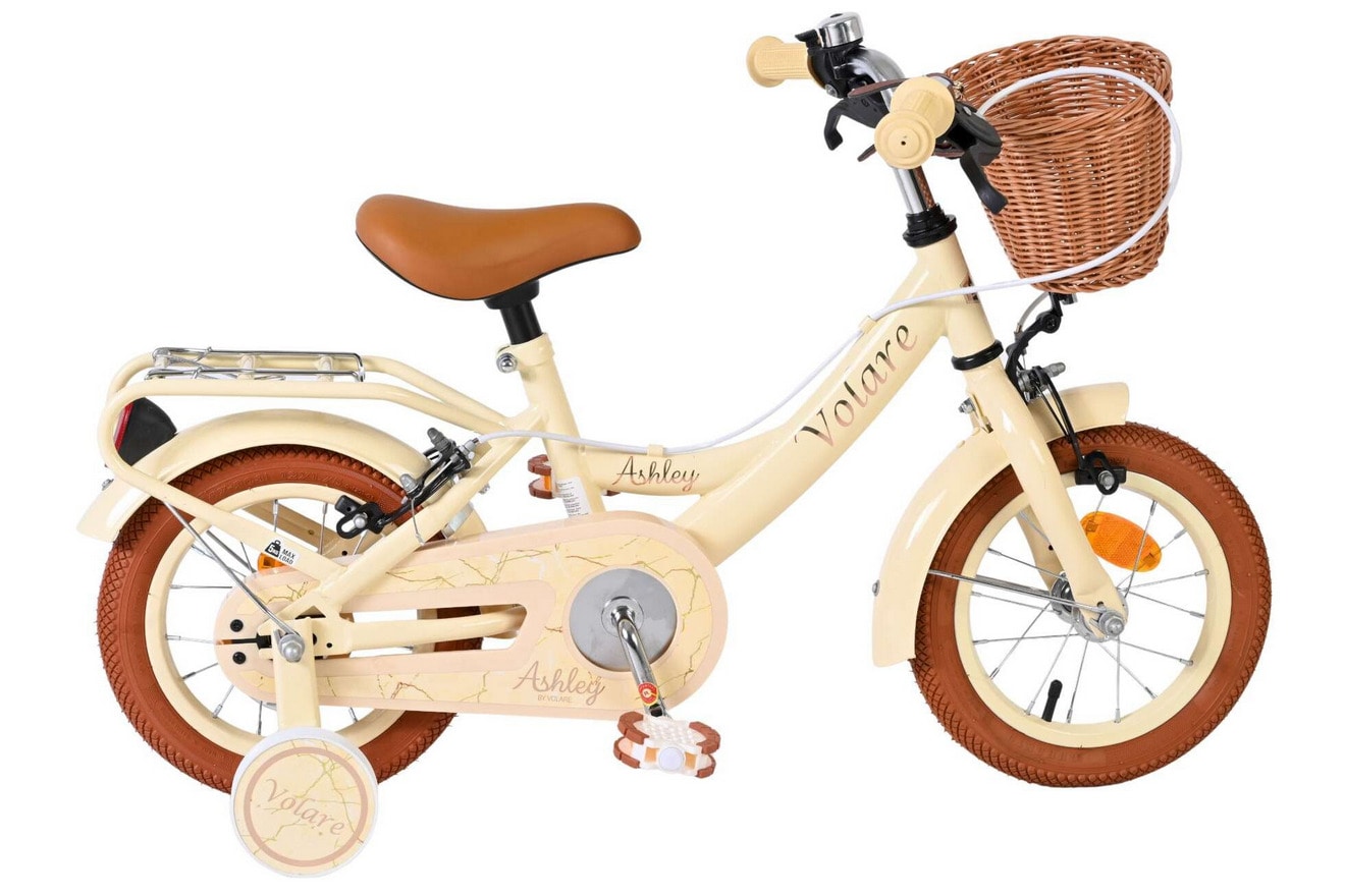 VOLARE Kinderfahrrad Ashley 12 Zoll ohne R&uuml;cktrittbremse, creme 