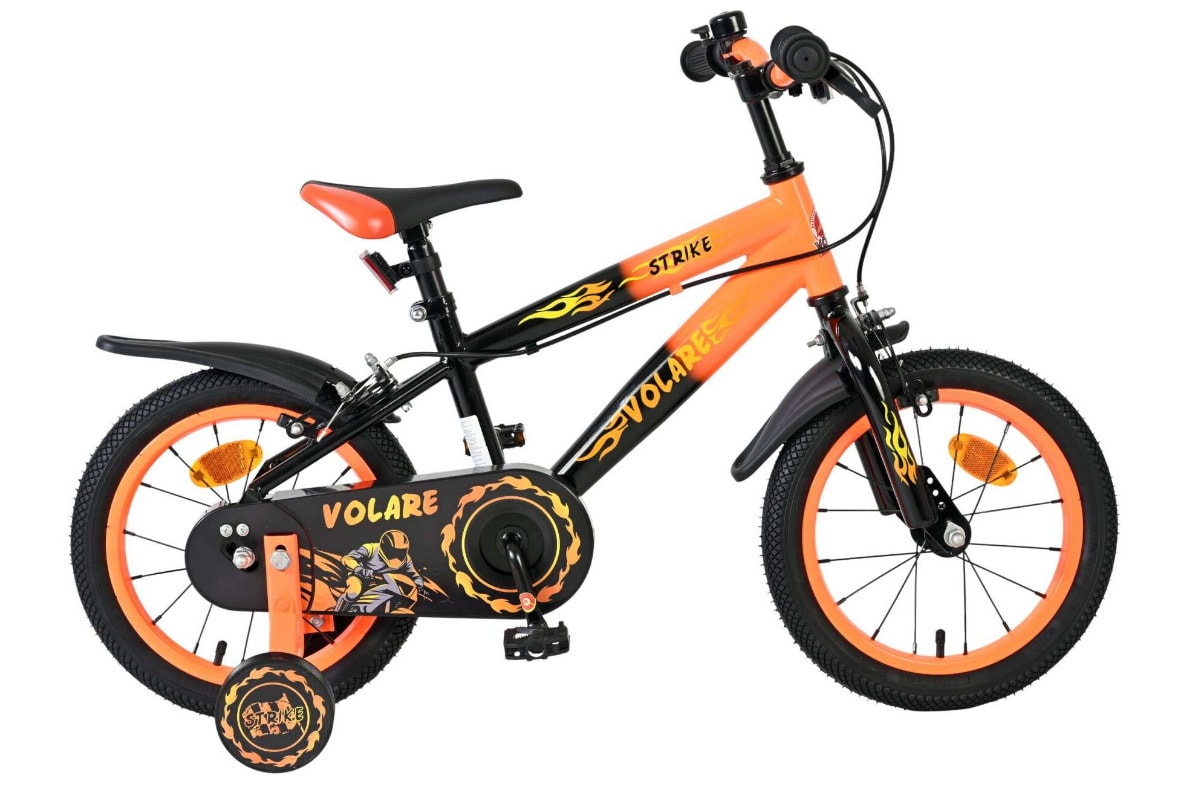 VOLARE Kinderfahrrad  Strike 14  Zoll, ohne R&uuml;cktrittbremse 