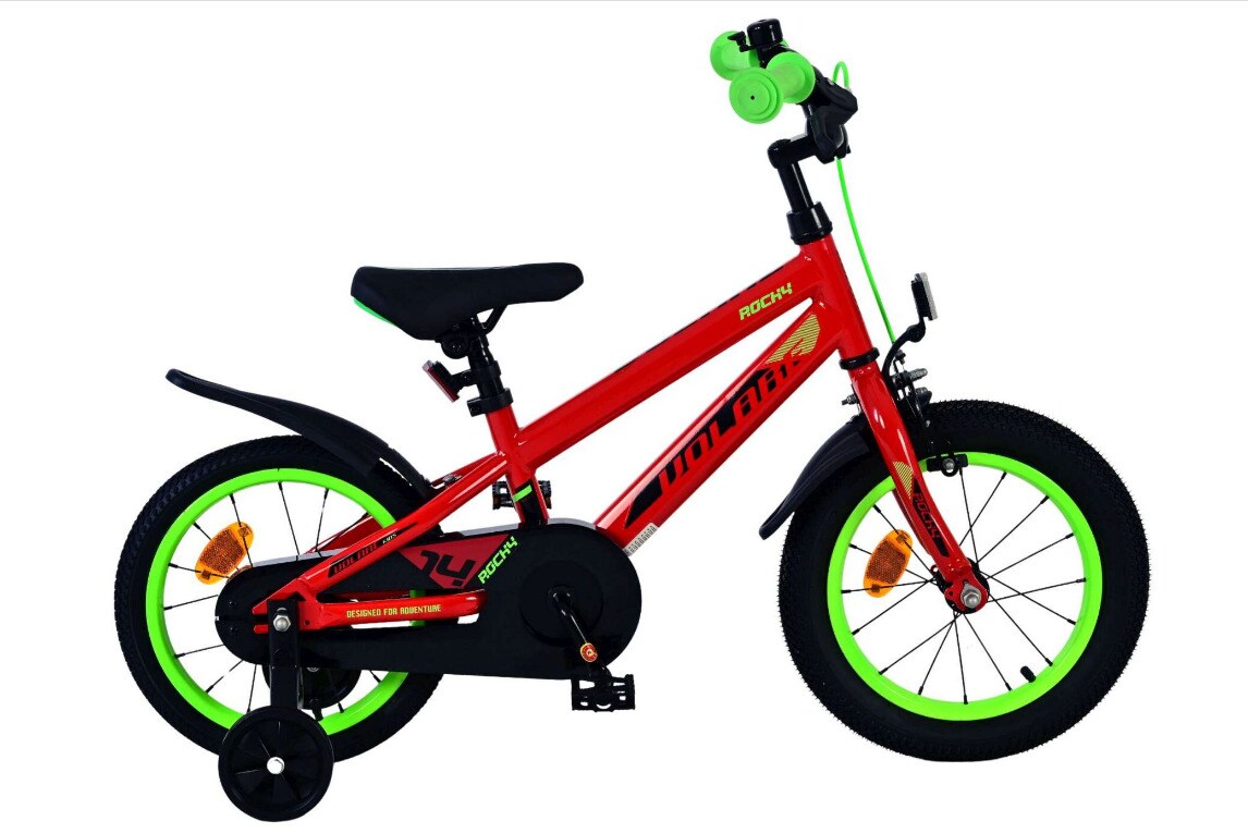 VOLARE Kinderfahrrad Rocky 14 Zoll, rot 