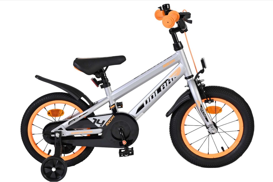 VOLARE Kinderfahrrad Rocky 14 Zoll, grau 