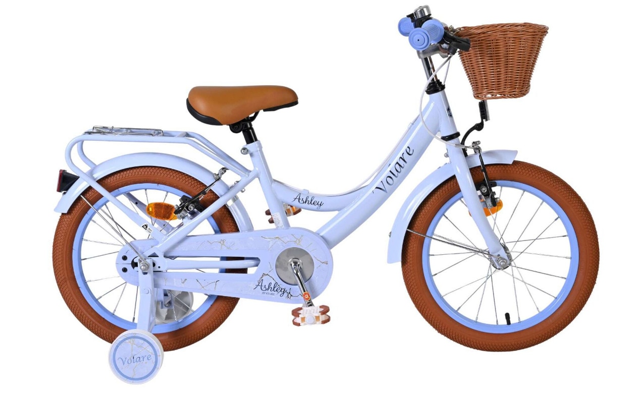 VOLARE Kinderfahrrad Ashley 16 Zoll ohne R&uuml;cktrittbremse, hellblau 