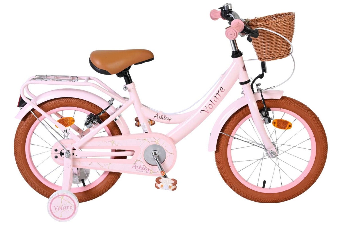 VOLARE Kinderfahrrad Ashley 16 Zoll ohne R&uuml;cktrittbremse, rosa 