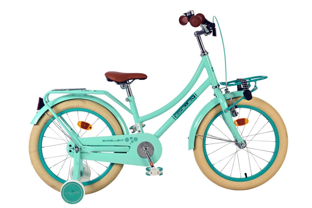 VOLARE Kinderfahrrad Excellent 18 Zoll, gr&uuml;n 