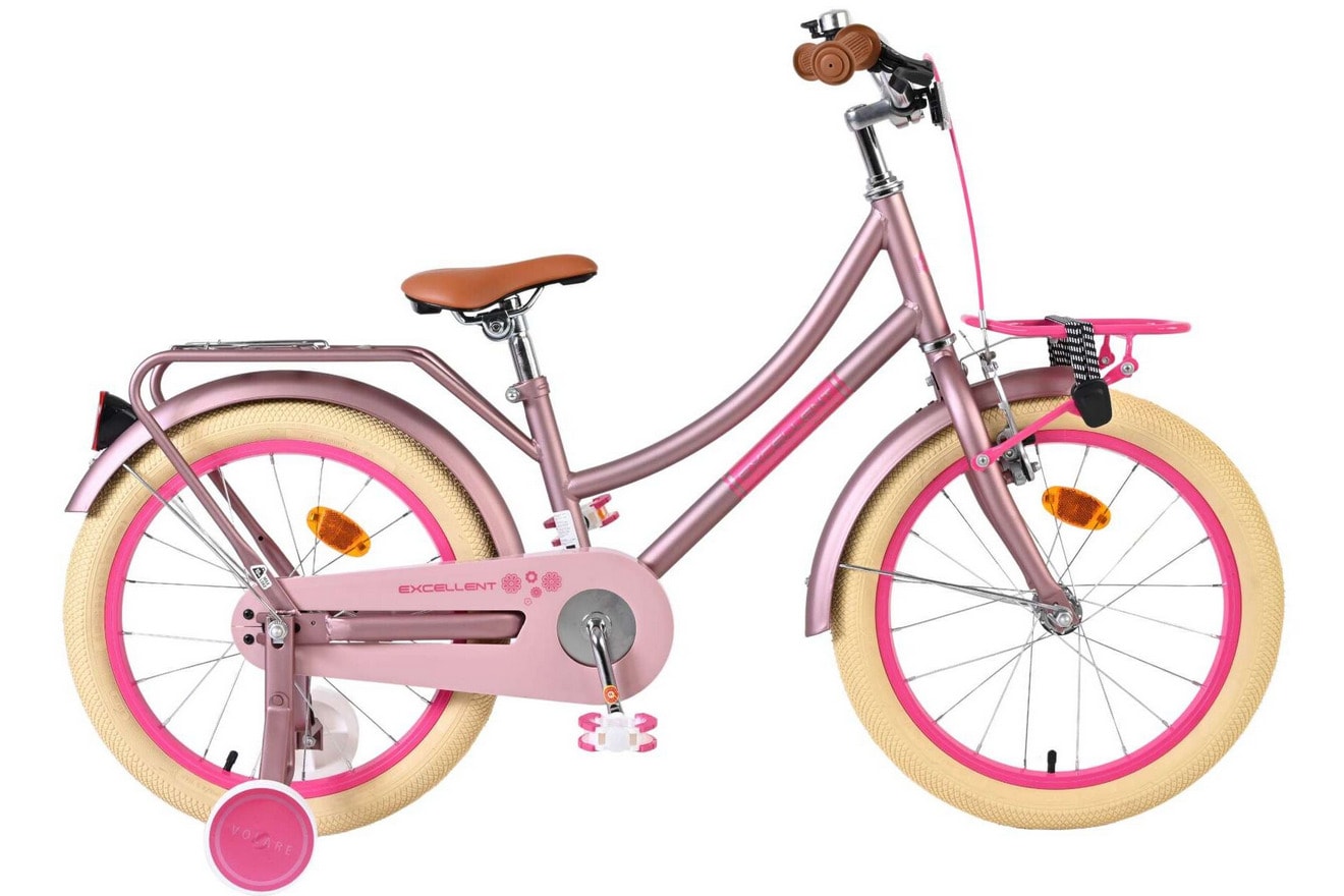 VOLARE Kinderfahrrad Excellent 18 Zoll, rosa 