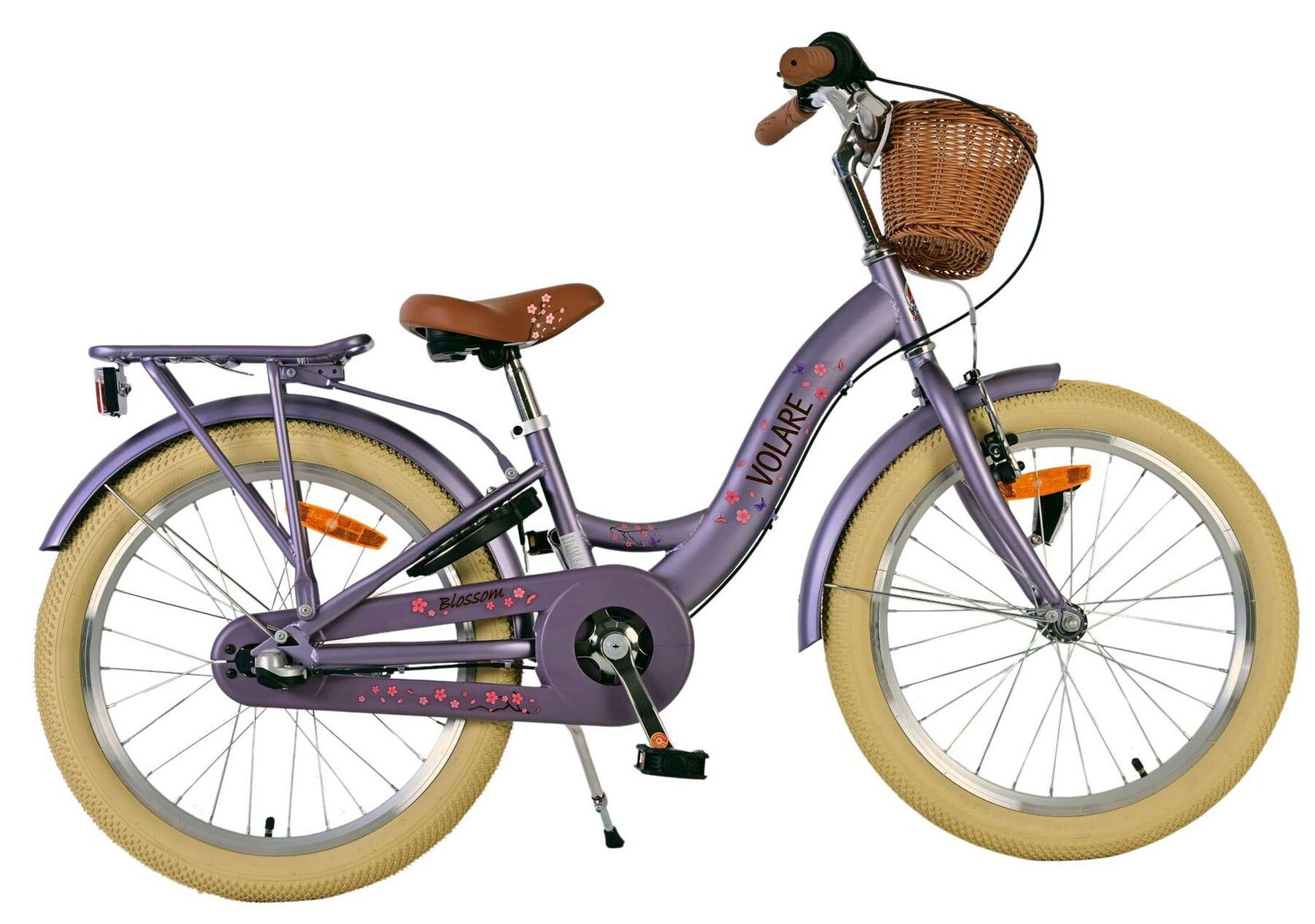 VOLARE Kinderfahrrad Blossom 3- Gang 20 Zoll, lila