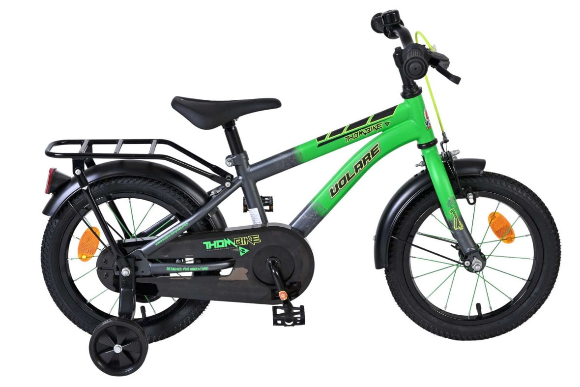 VOLARE Kinderfahrrad  Thombike 14  Zoll, Gr&uuml;n 