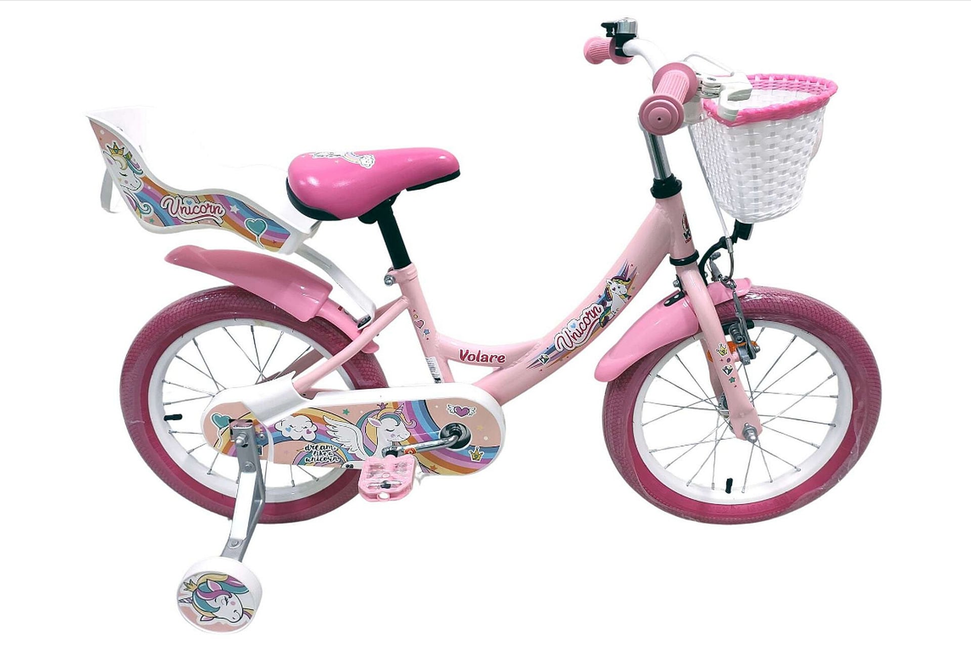VOLARE Kinderfahrrad  Unicorn 16  Zoll, rosa 