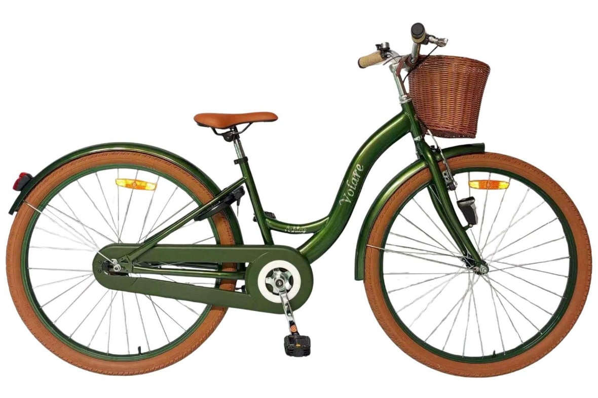 VOLARE Kinderfahrrad Ashley  3- Gang 24 Zoll, Gr&uuml;n 