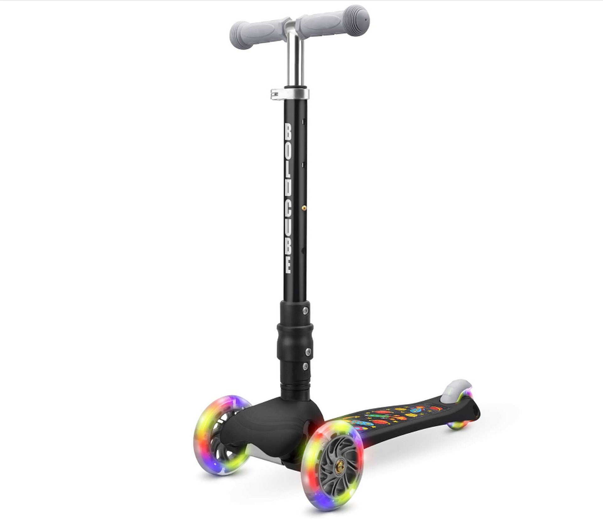 Tretroller / 3 Wheel Scooter Teeny FOLD, schwarz 