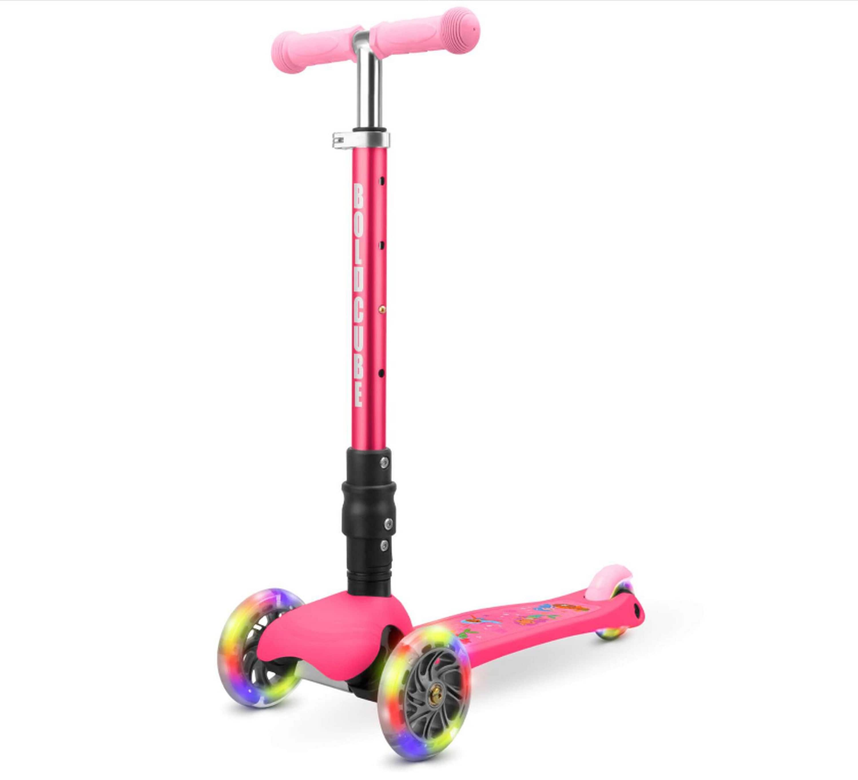 Tretroller / 3 Wheel Scooter Teeny FOLD, pink 
