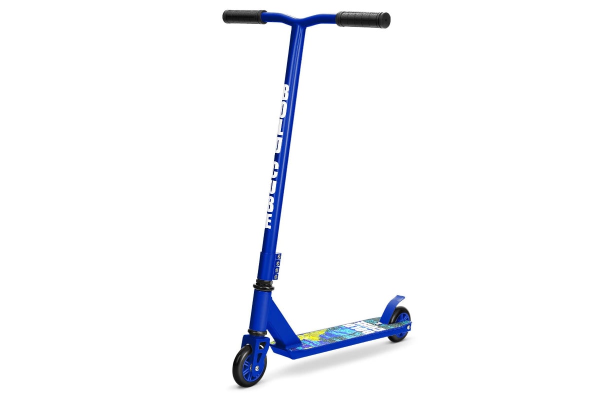 Tretroller / Stunt-Scooter,  blau 