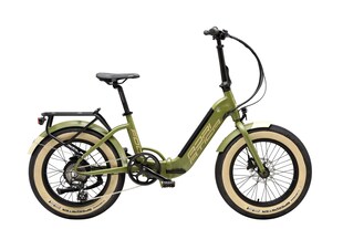 Adriatica Elektro -Falt-FAT-Bike 20  Zoll, grün 