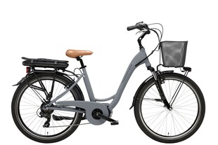 Adriatica Elektro-Citybike 26 Zoll VANITY Lady grau 