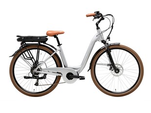 Adriatica Elektro-Citybike 28 Zoll New Age Lady, silber 