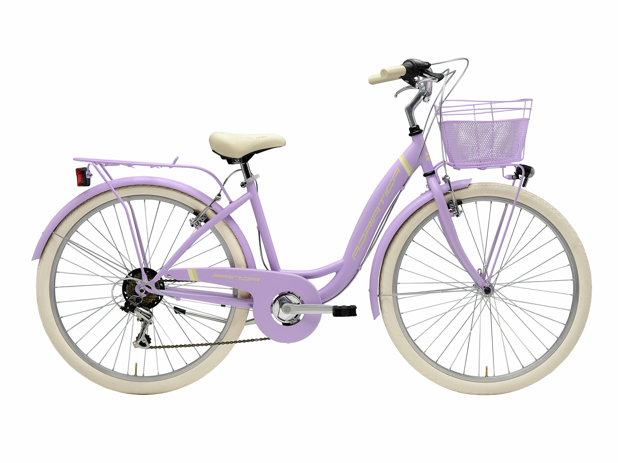 Adriatica Cityfahrrad 26 Zoll PANDA lila 