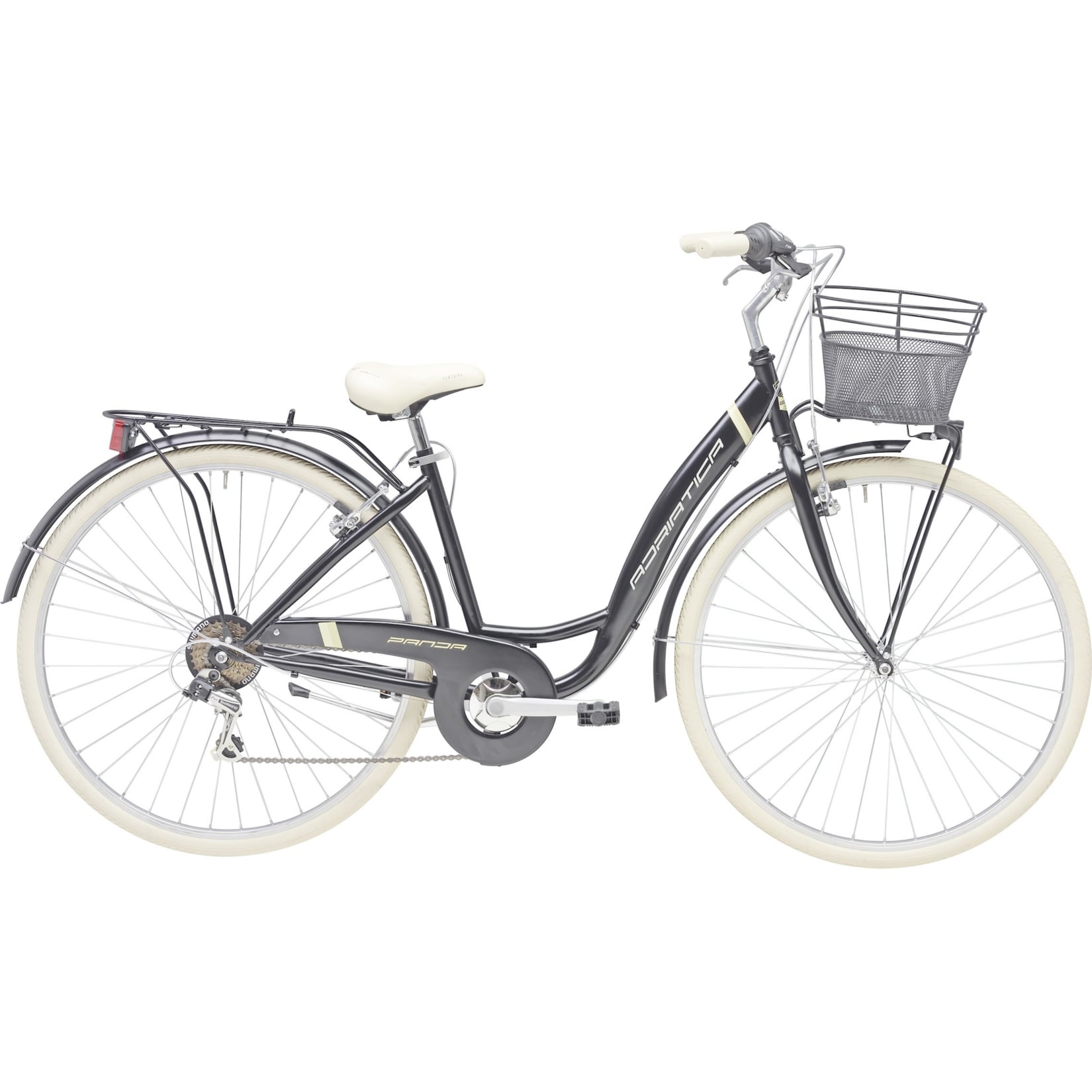 Adriatica Cityfahrrad 26 Zoll PANDA Schwarz 