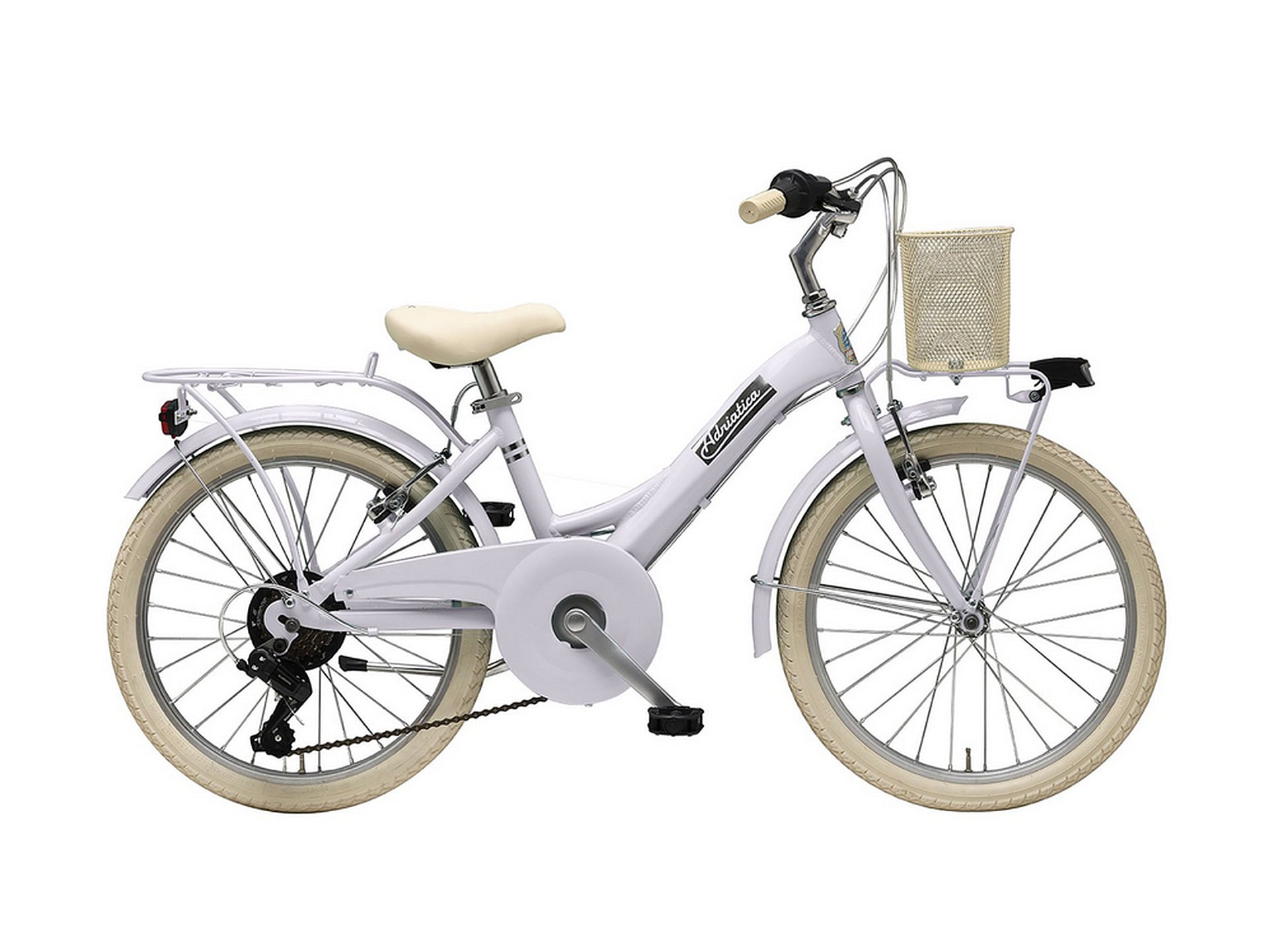 Adriatica Cityfahrrad 20 Zoll PANDA, creme 
