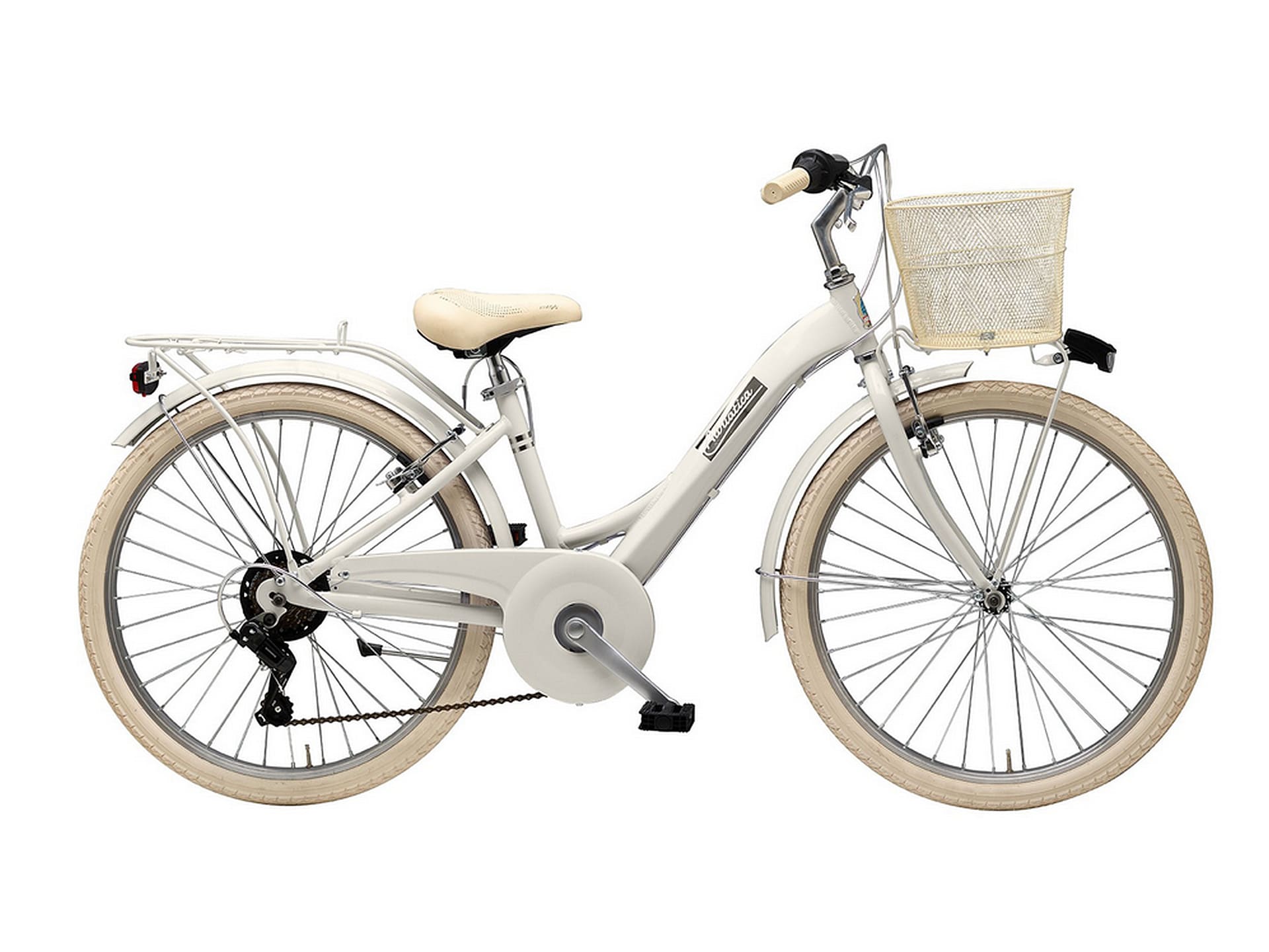 Adriatica Cityfahrrad 24 Zoll PANDA, creme 