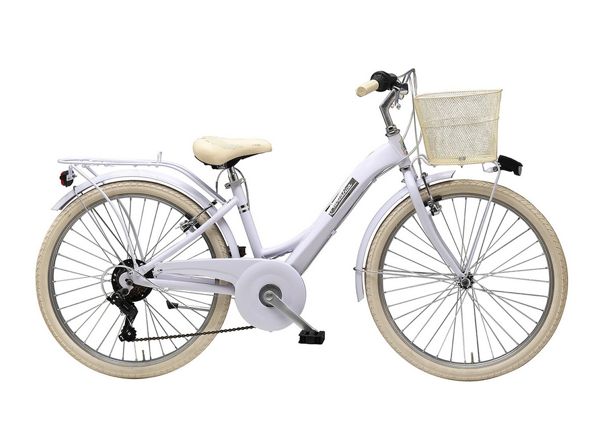 Adriatica Cityfahrrad 24 Zoll PANDA, lila 