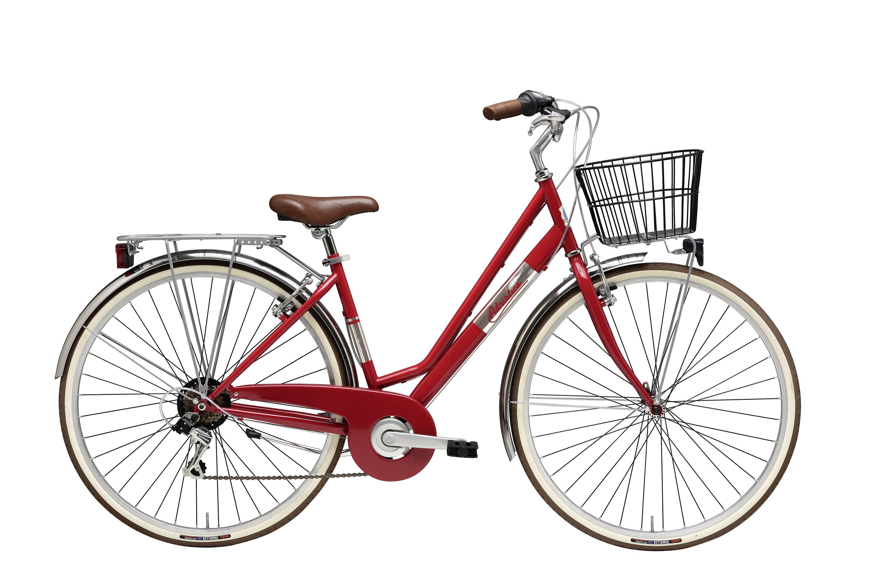 Adriatica Cityfahrrad 28 Zoll NEW PANAREA Lady, rot 