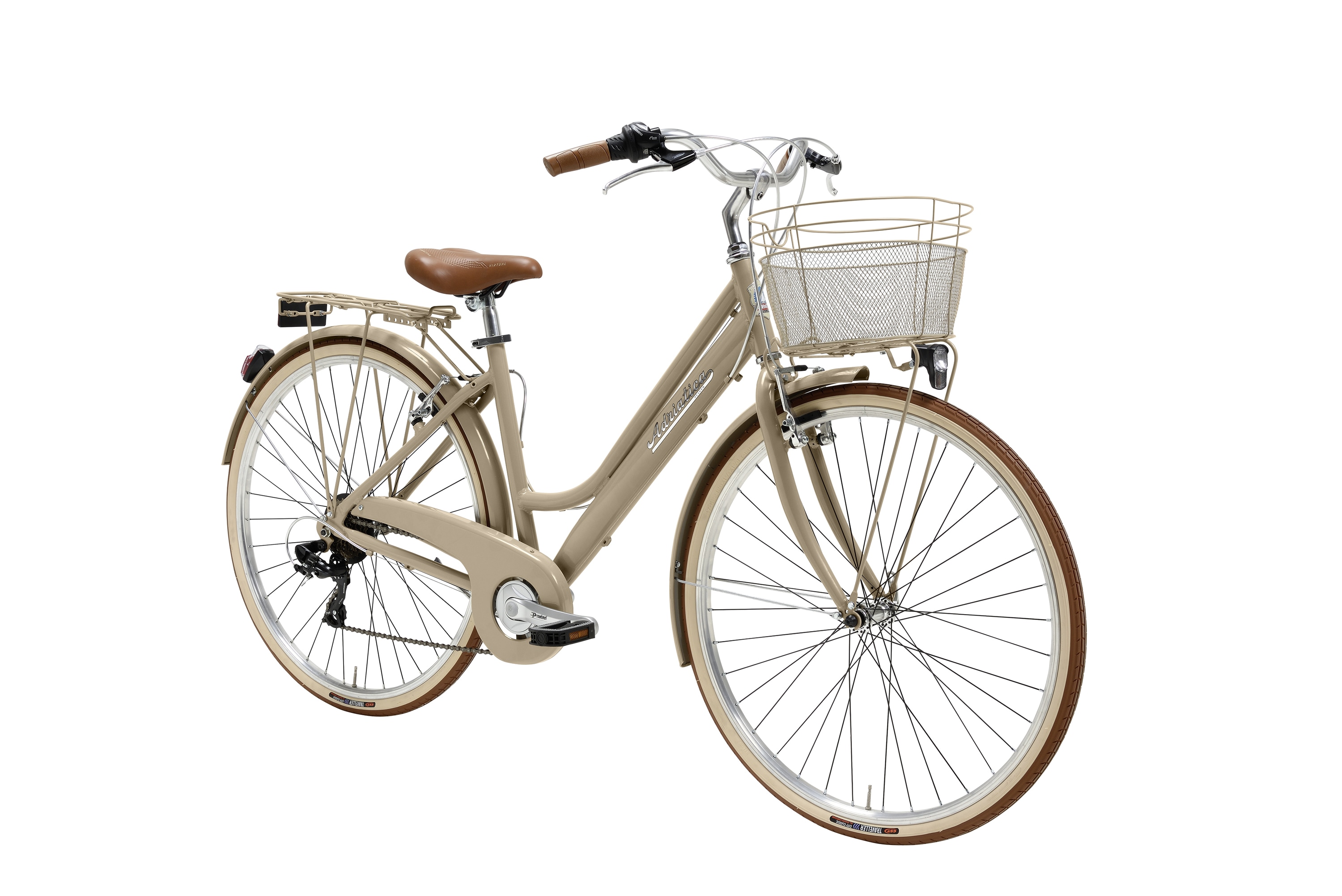 Adriatica Cityfahrrad 28 Zoll RETRO Lady braun 