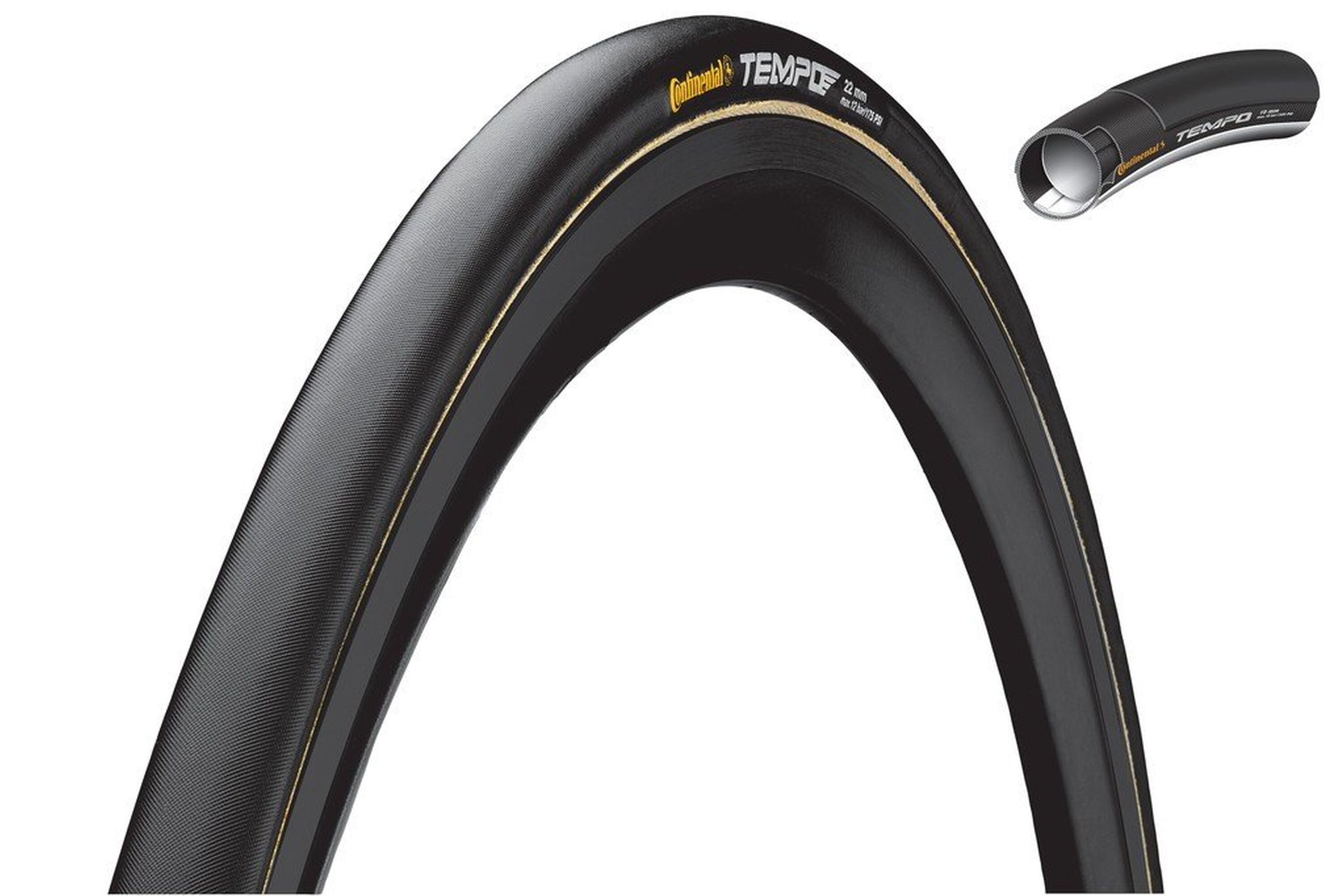 Schlauchreifen Tempo II, 28"x22mm 28x22 
