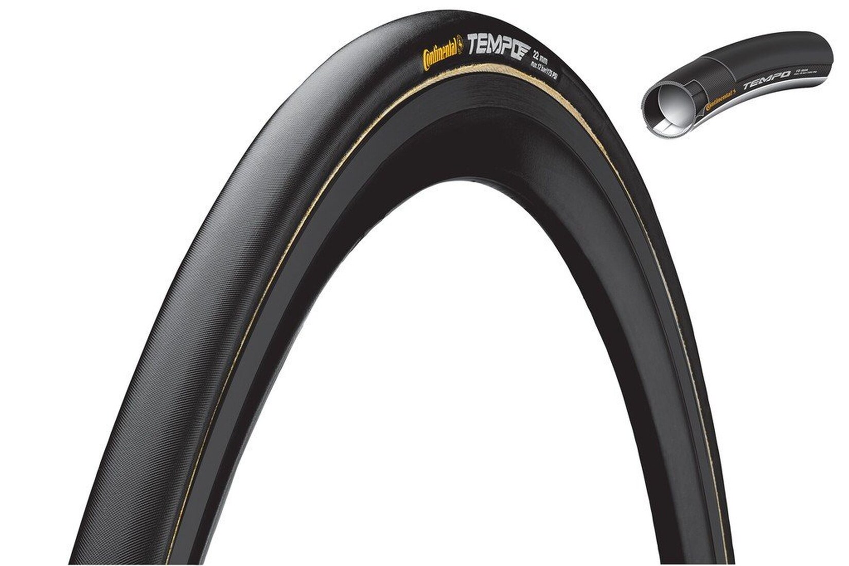 Schlauchreifen Tempo II, 28"x22mm 28x22