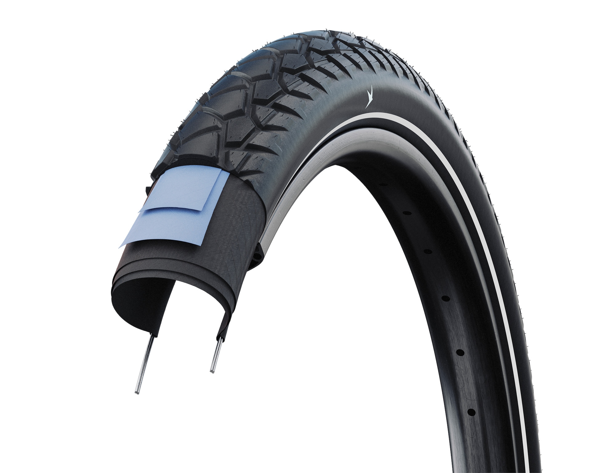 Touring-  Fahrradreifen Hybrid Al Grounder HS 611 2er-Set, 27.5x2.35"60-584 