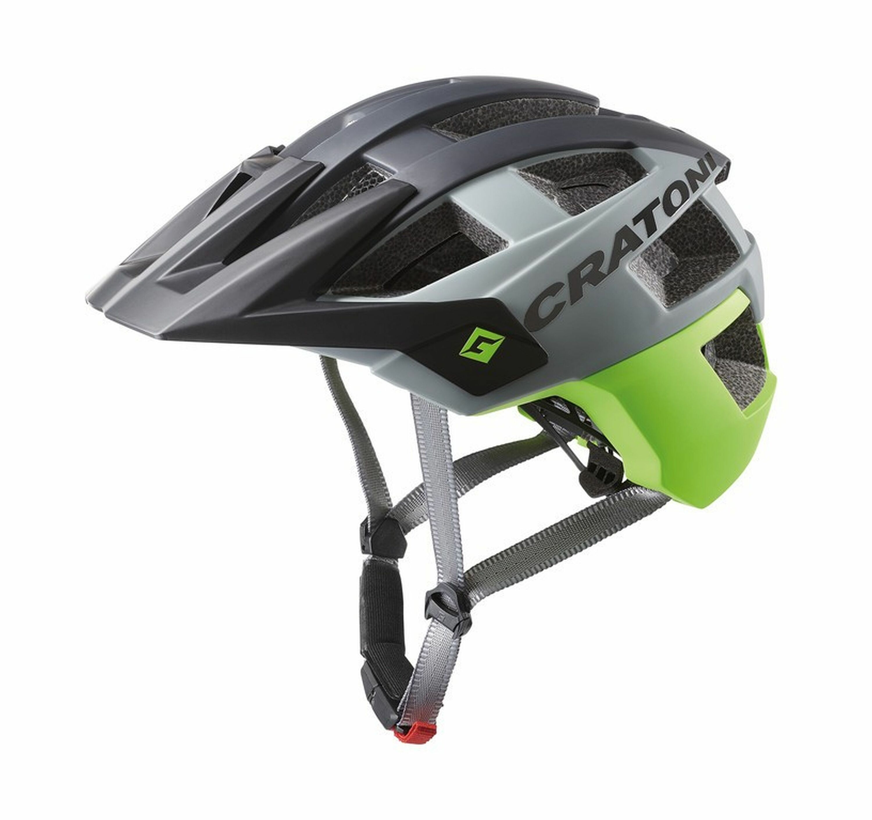 CRATONI MTB Fahrradhelm AllSet schwarz/lime matt 