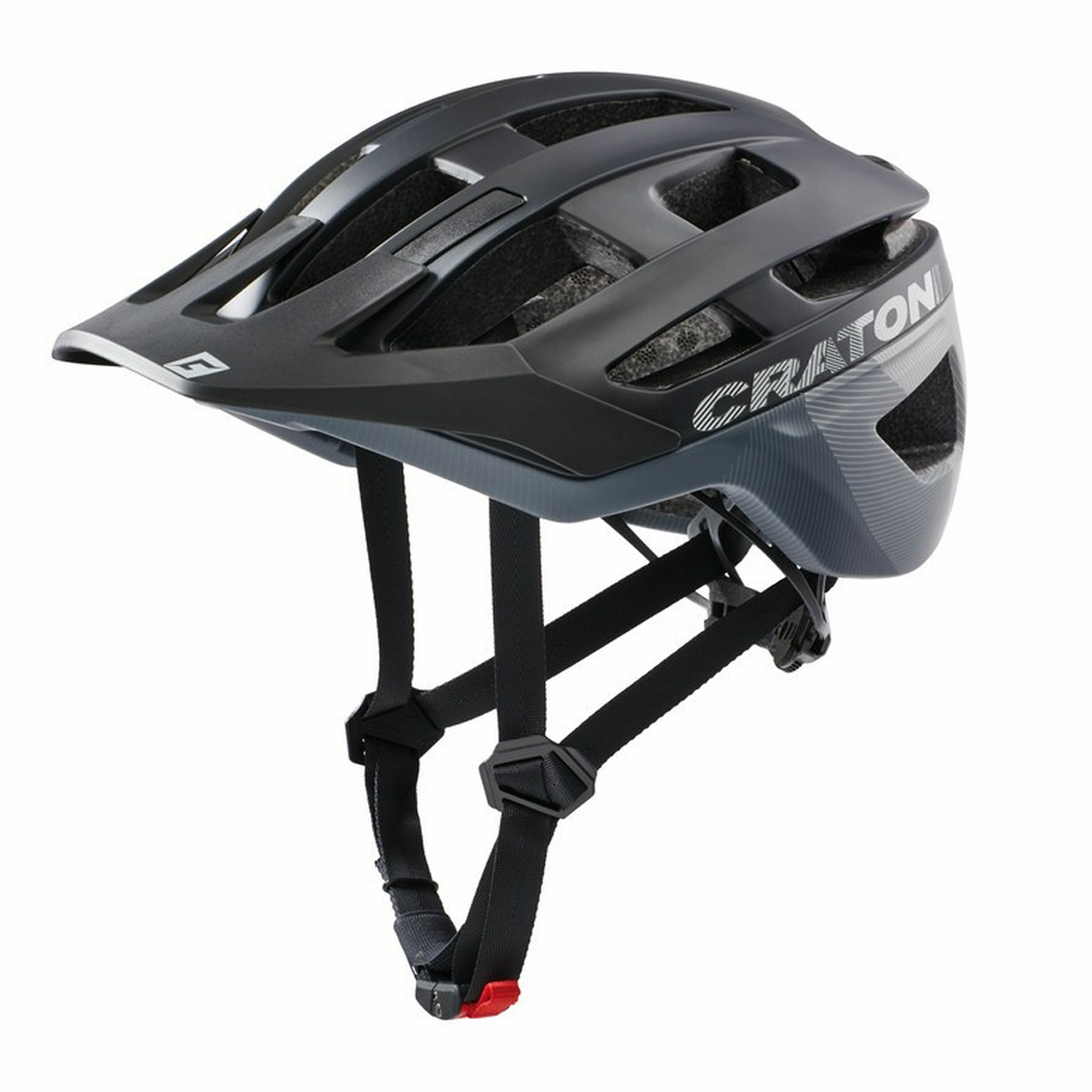 CRATONI MTB-Fahrradhelm AllRace, schwarz-grau 